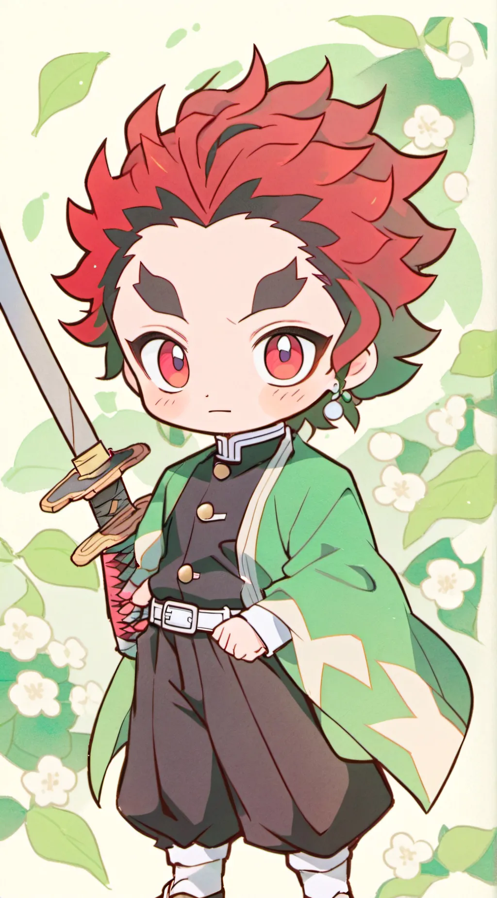 ai character: Demonslayer remake background