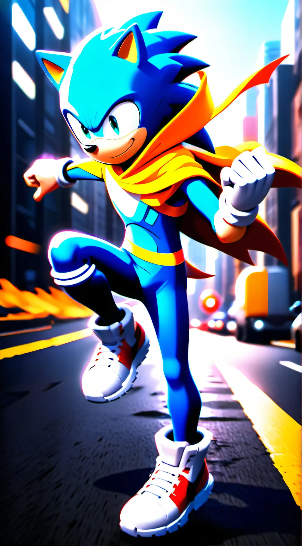 ai character: sonic background
