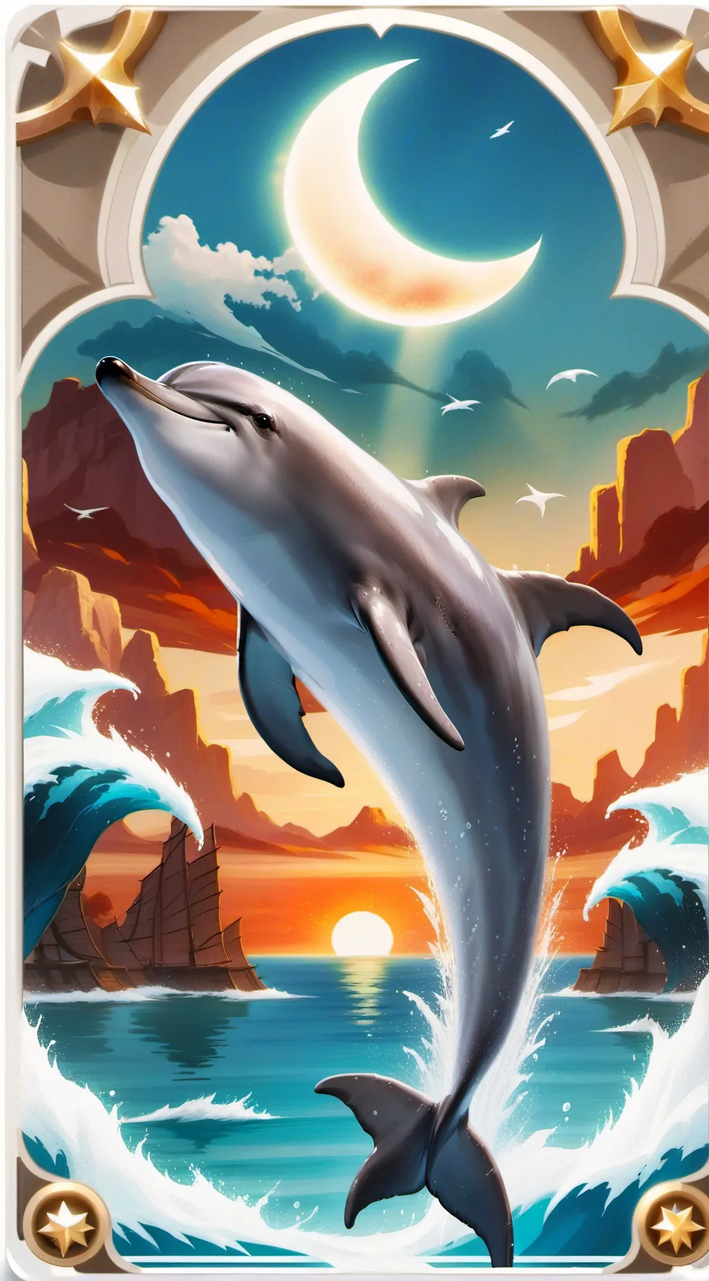 ai character: MHA - Dolphin background