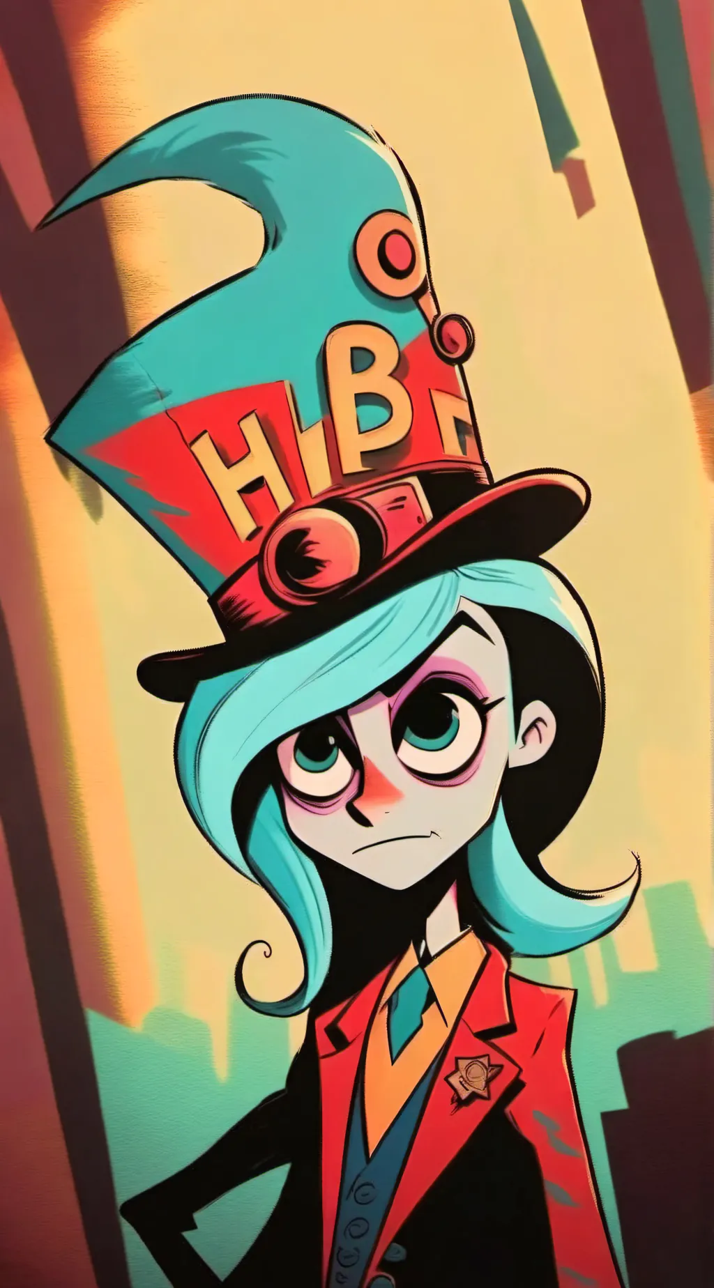 ai character: H-A-Z-B-I-N background