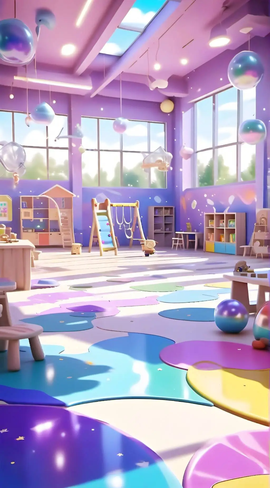 ai character: {Little Daycare} background