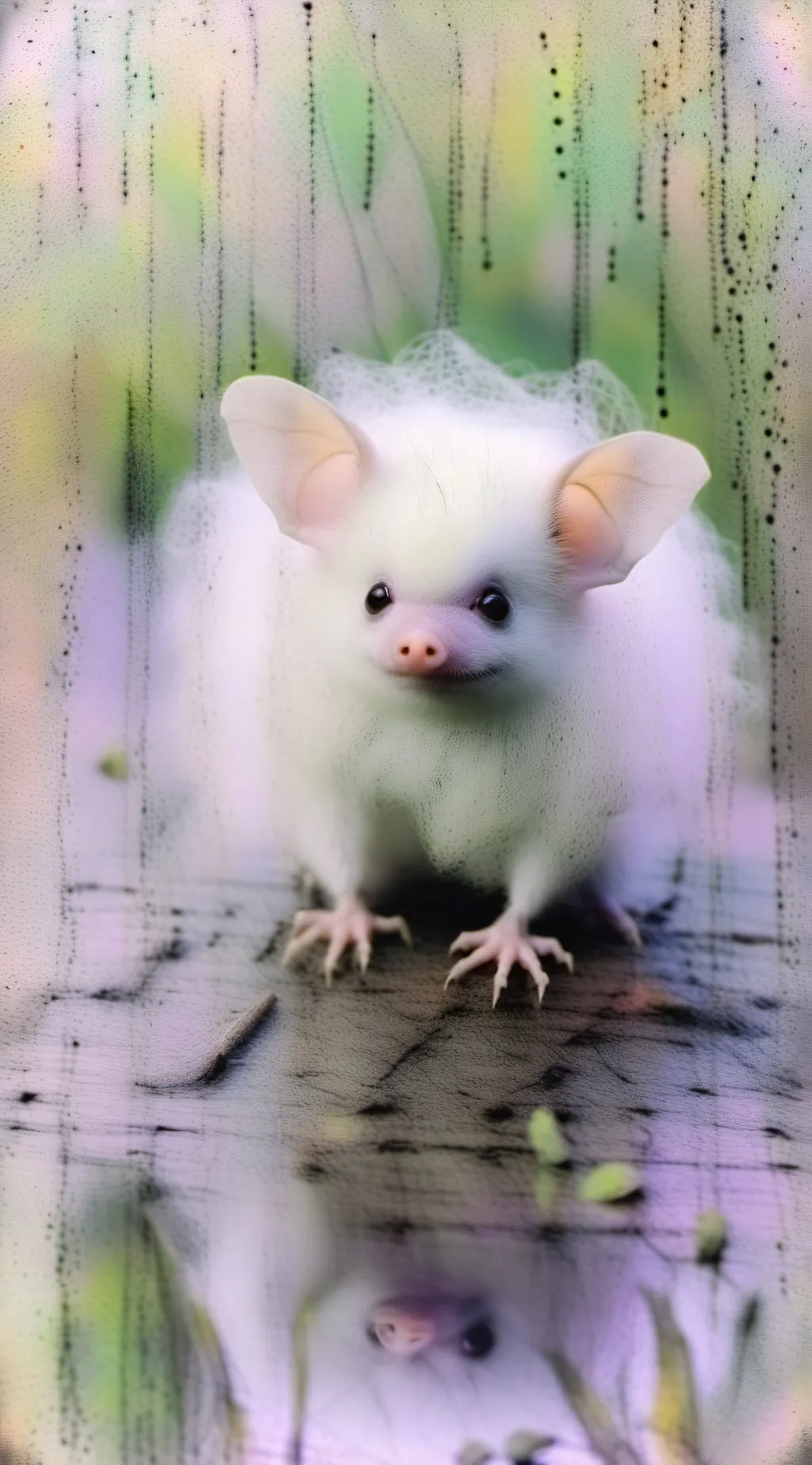 ai character: fluffy bat background