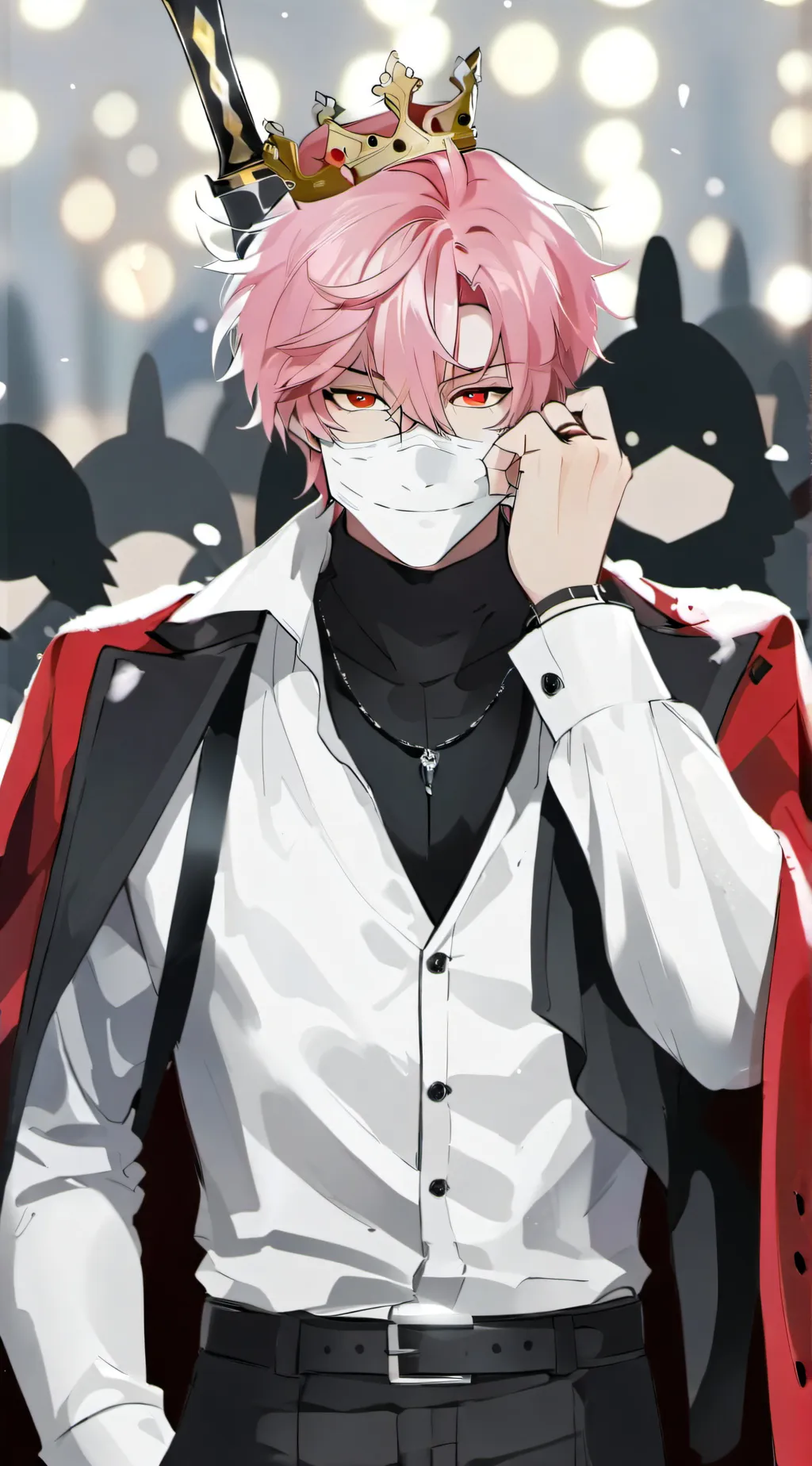 ai character: Technoblade  background