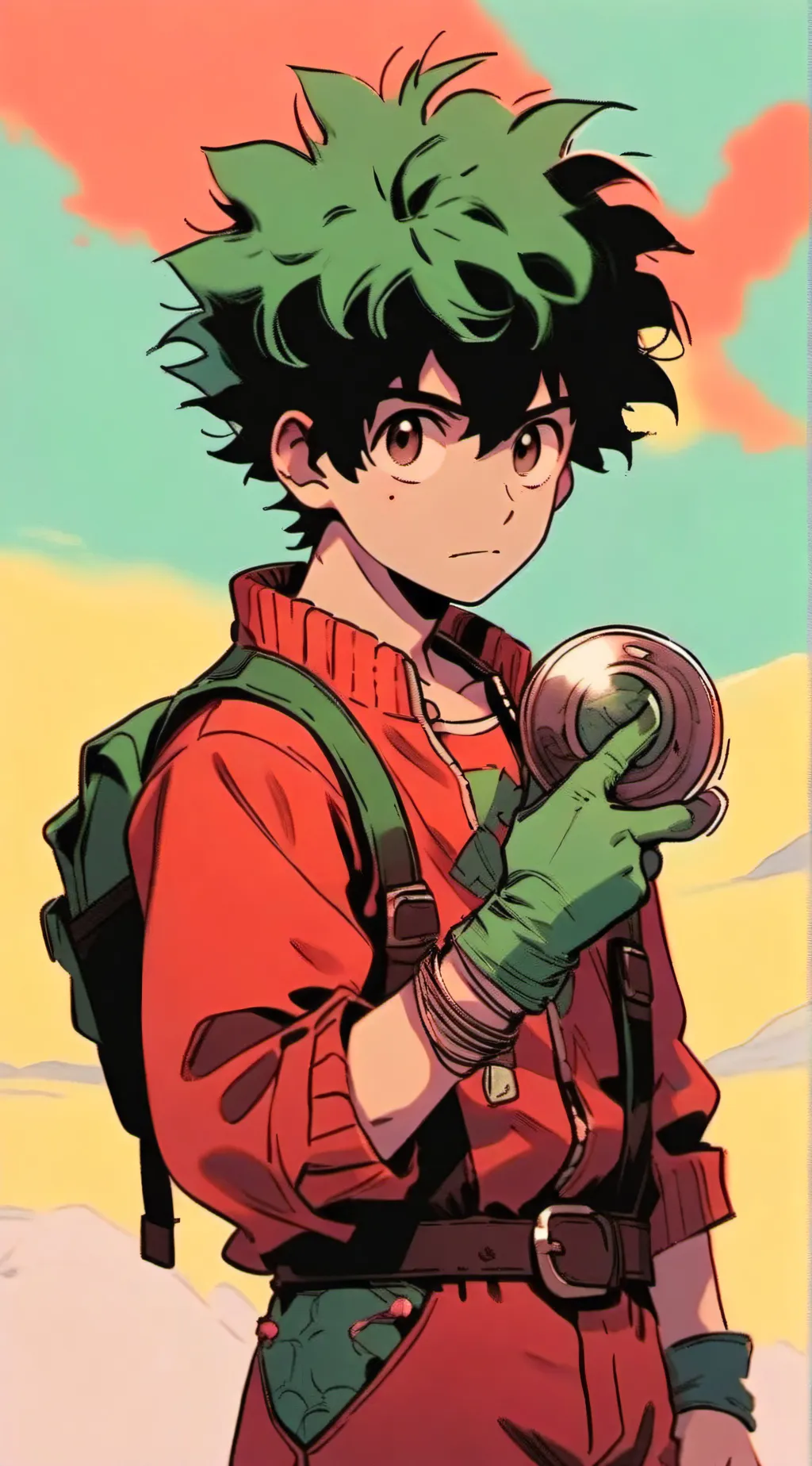 ai character: Deku background