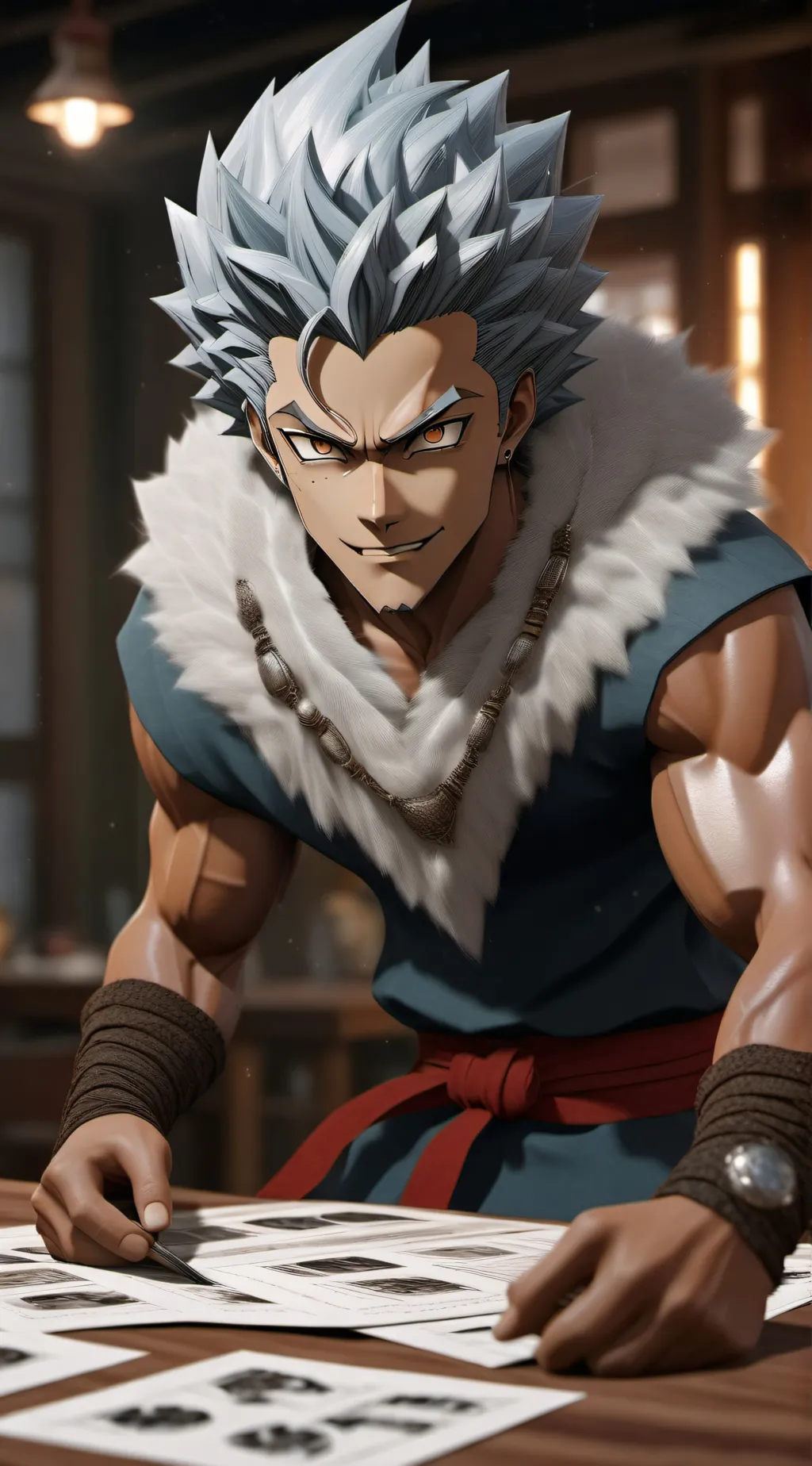ai character: garo background