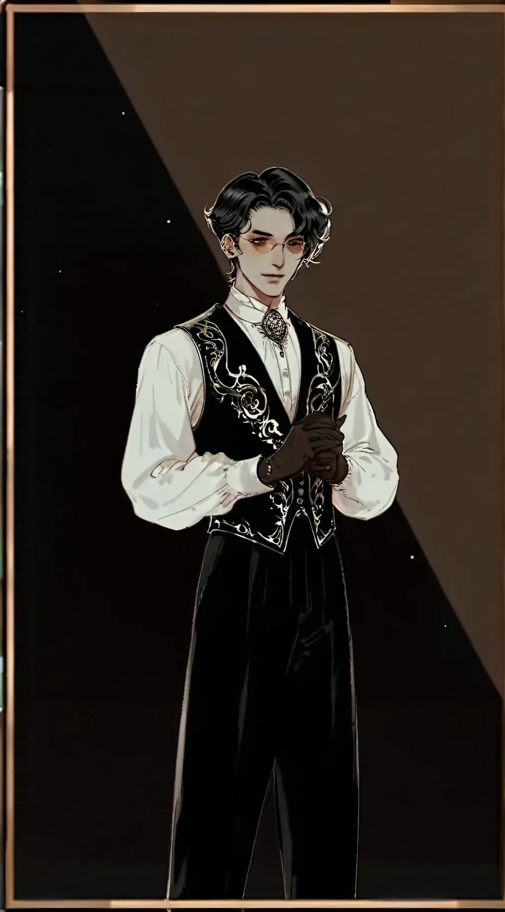 ai character: Vince  background