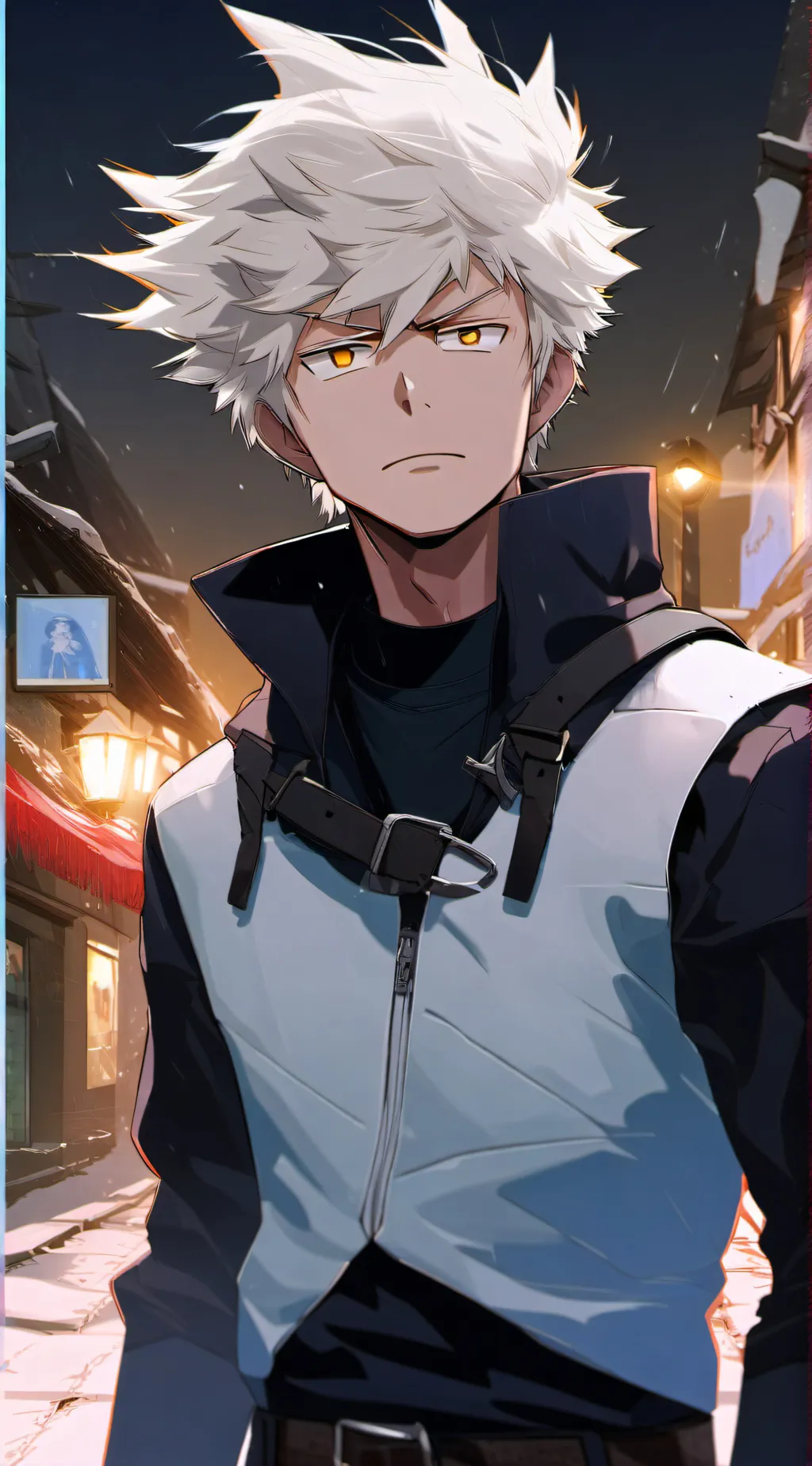 ai character: Katsuki bakugo background