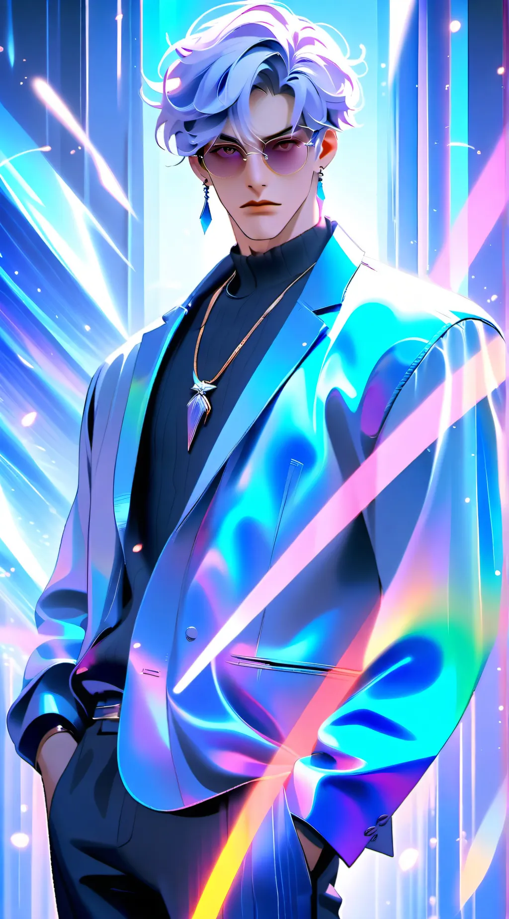 ai character: jacob kian S. park background