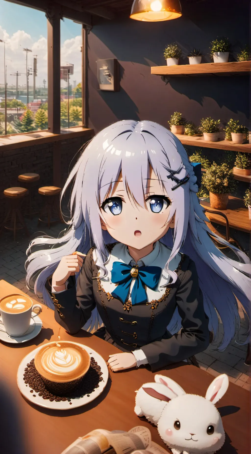 ai character: Chino Kafu background