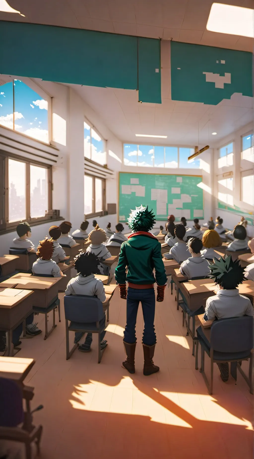 ai character: My Hero Academia  background