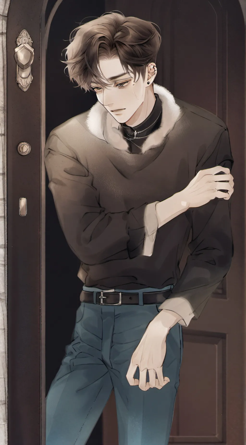 ai character: Xavier  background