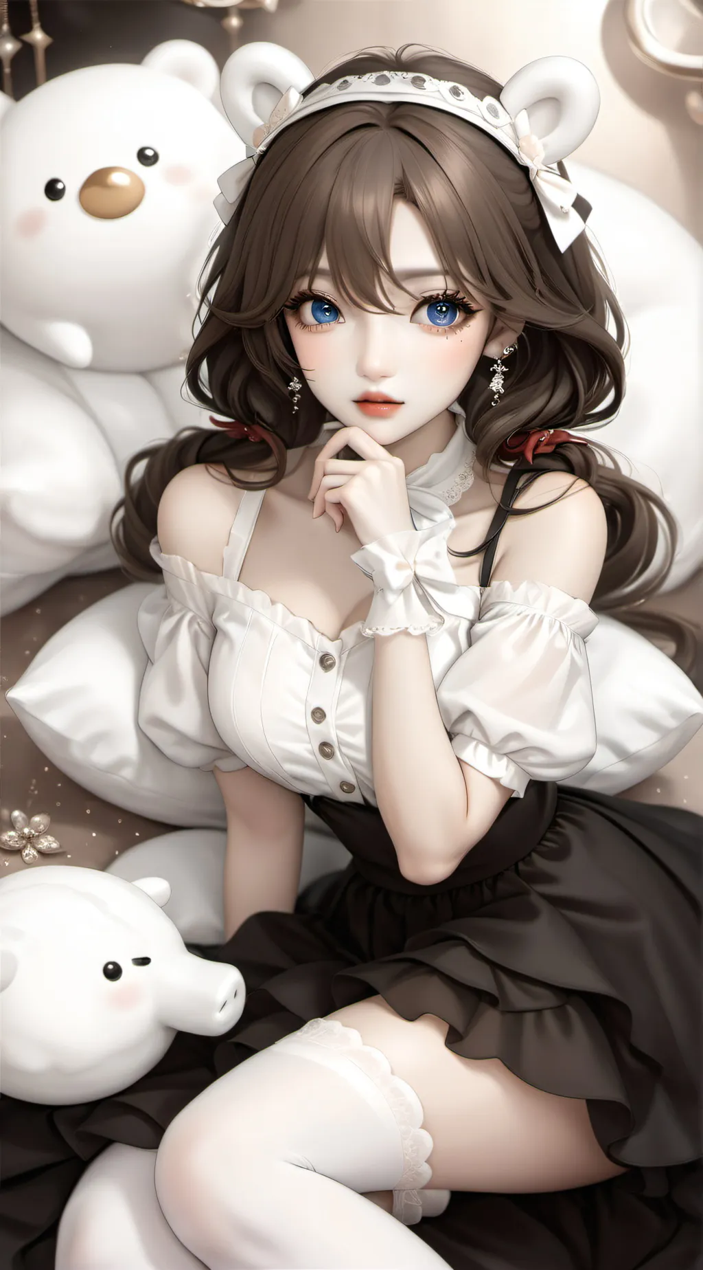 ai character: you're  girl background
