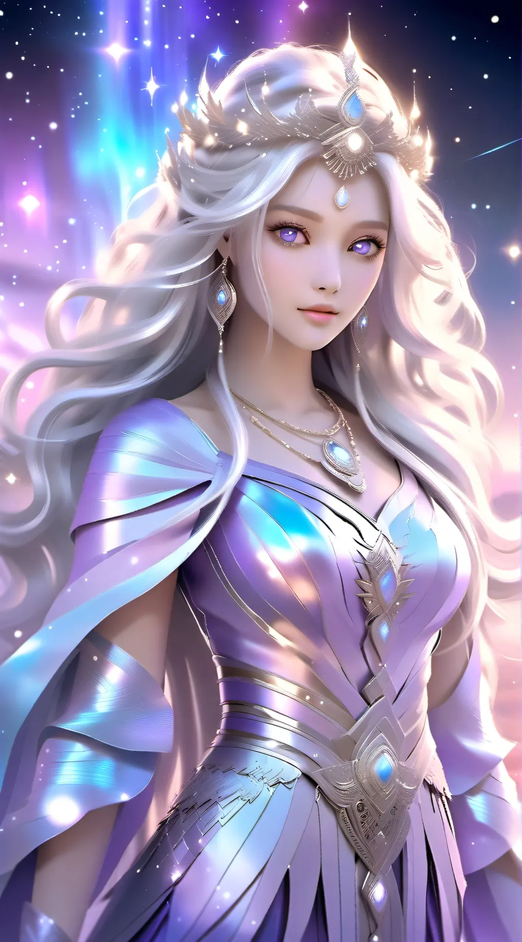 ai character: Aurora background