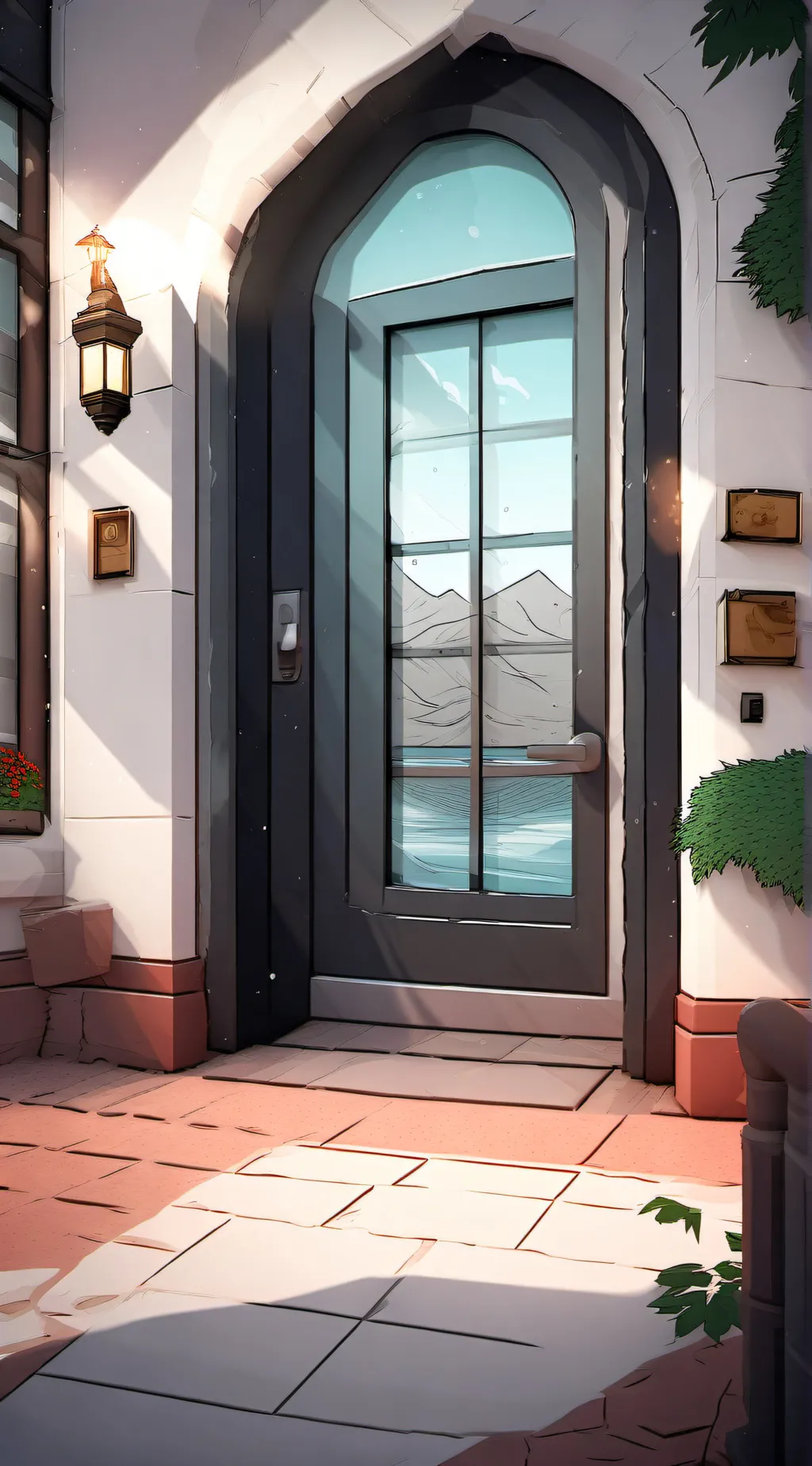 ai character: doors background