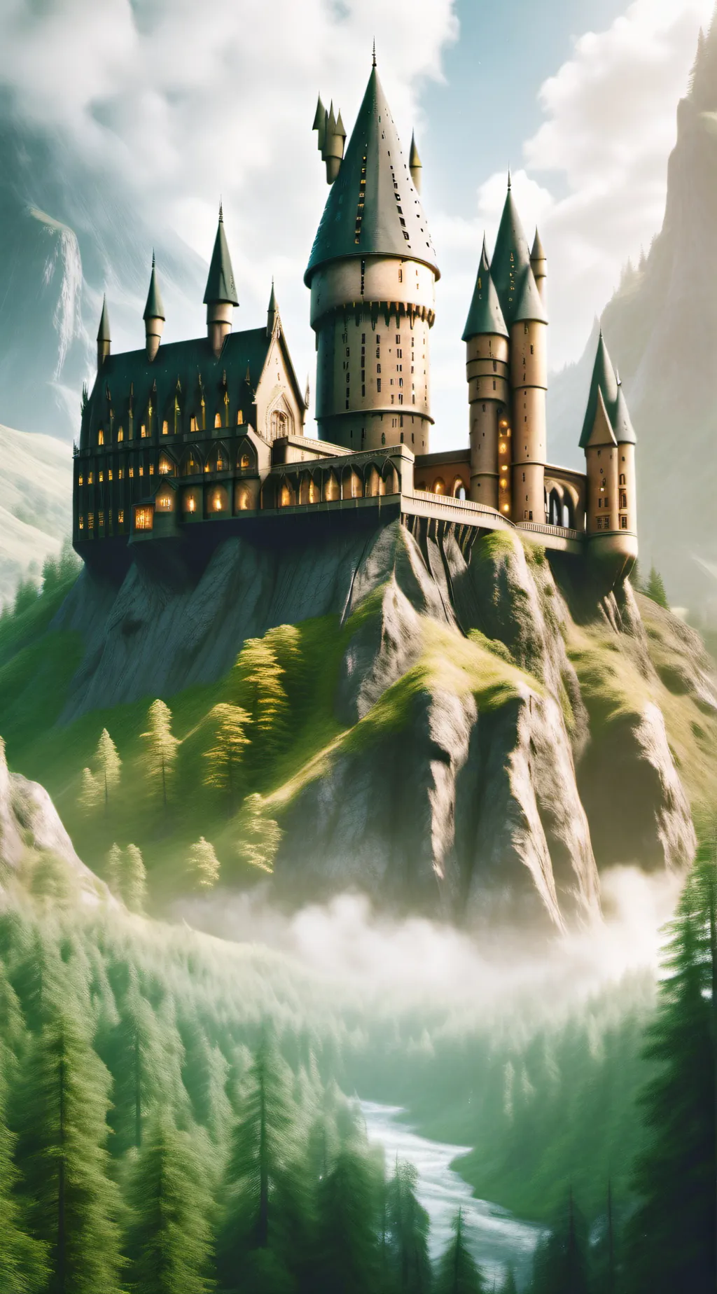 ai character: Hogwarts background