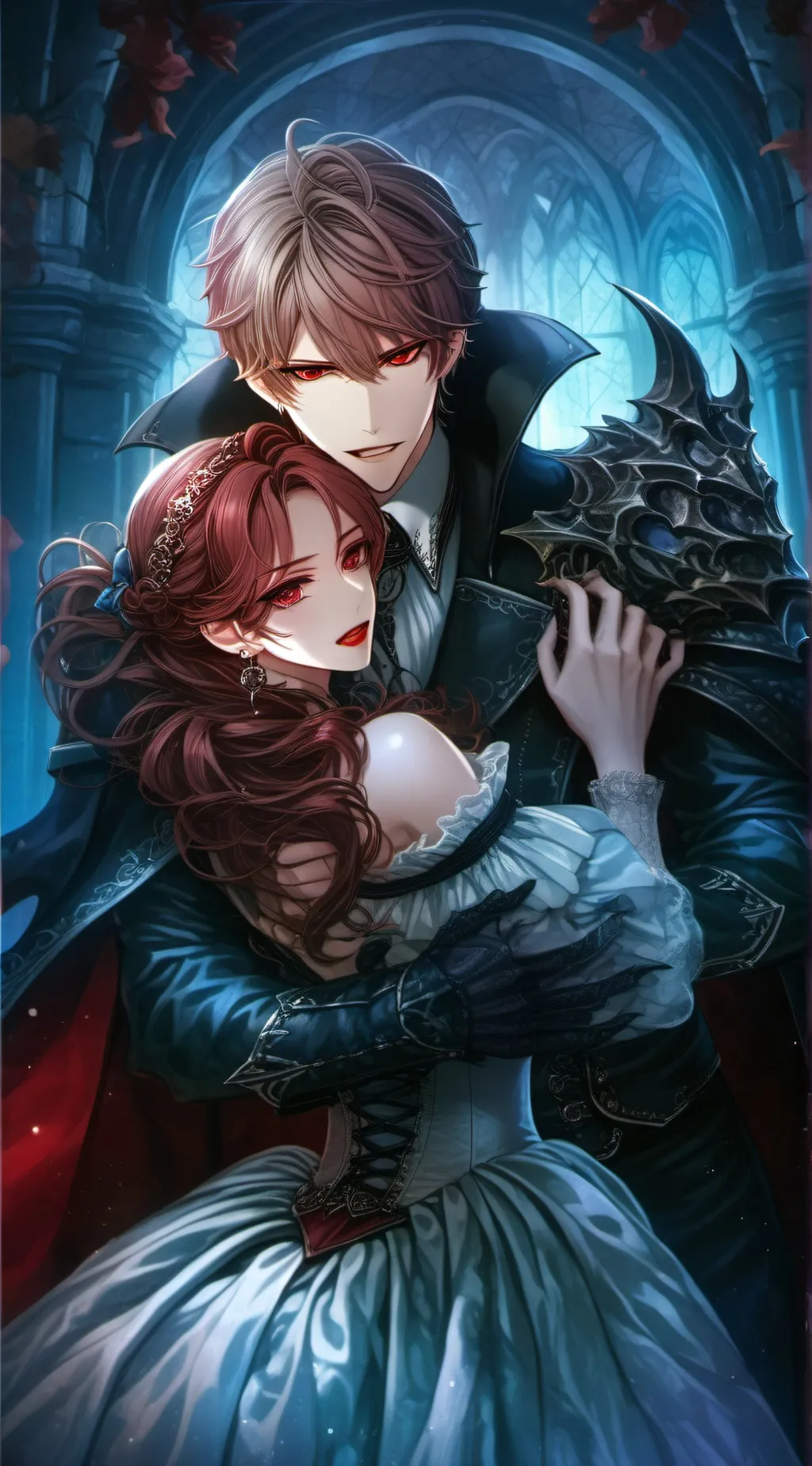 ai character: dracula background