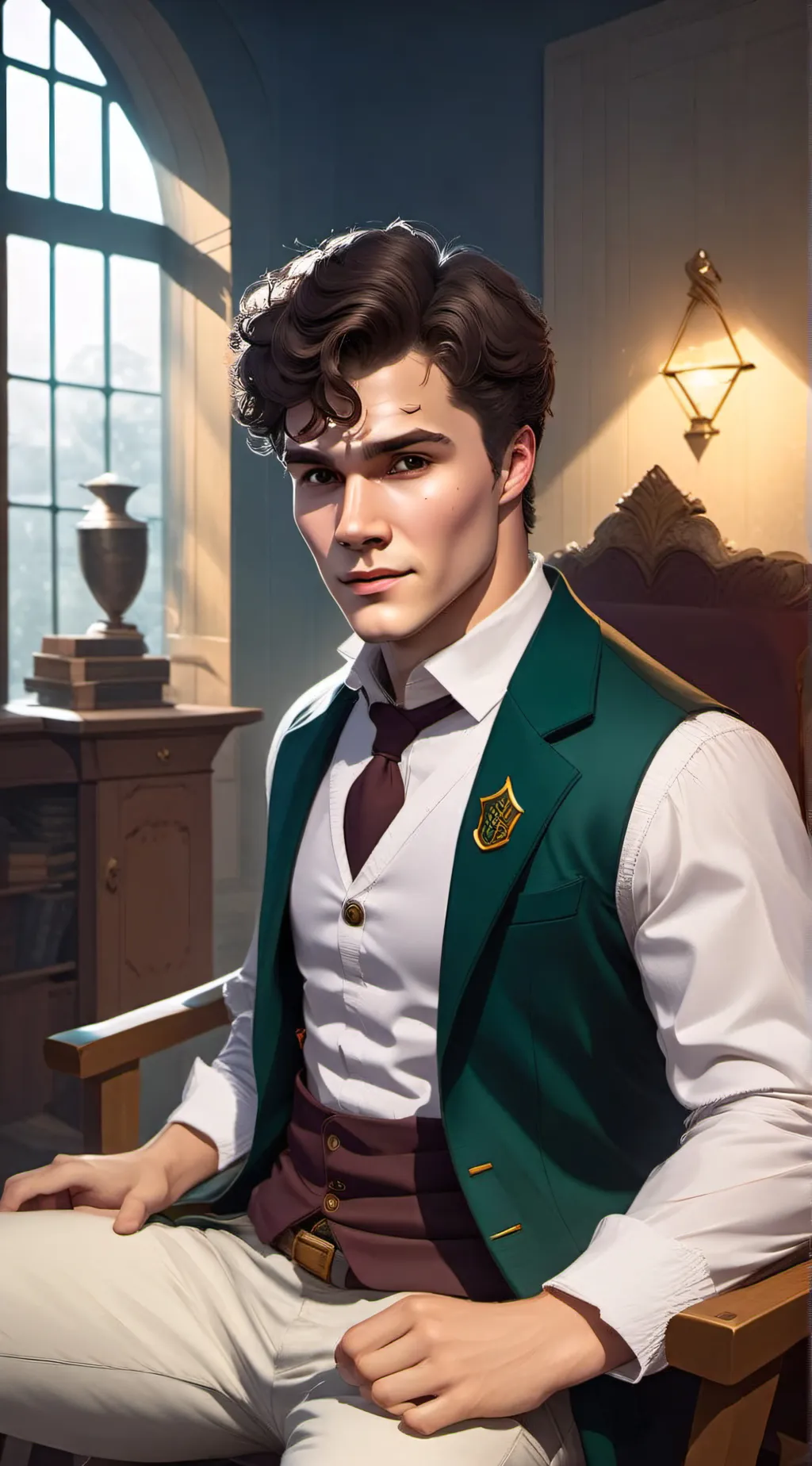 ai character: Mattheo Riddle background