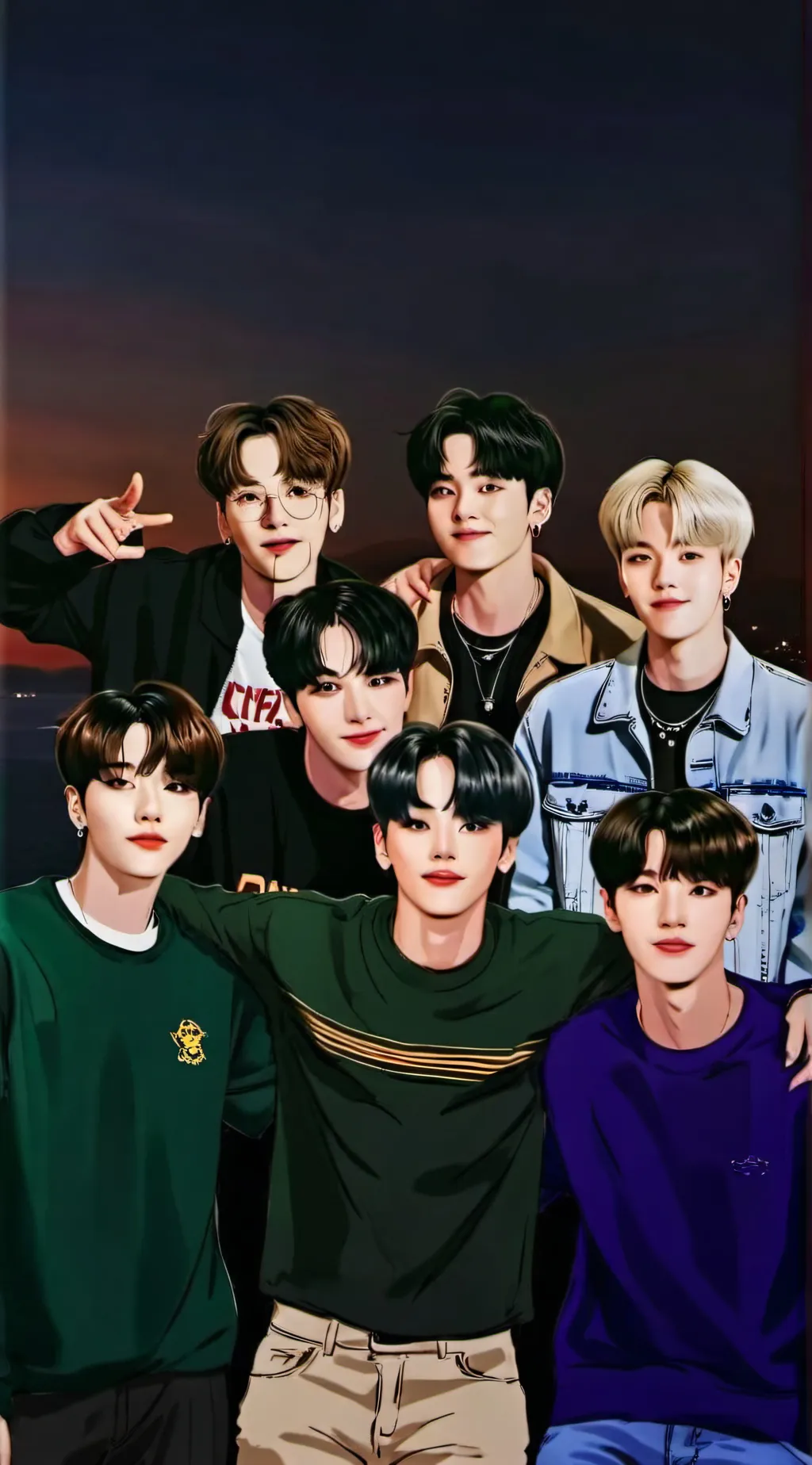 ai character: bts! background