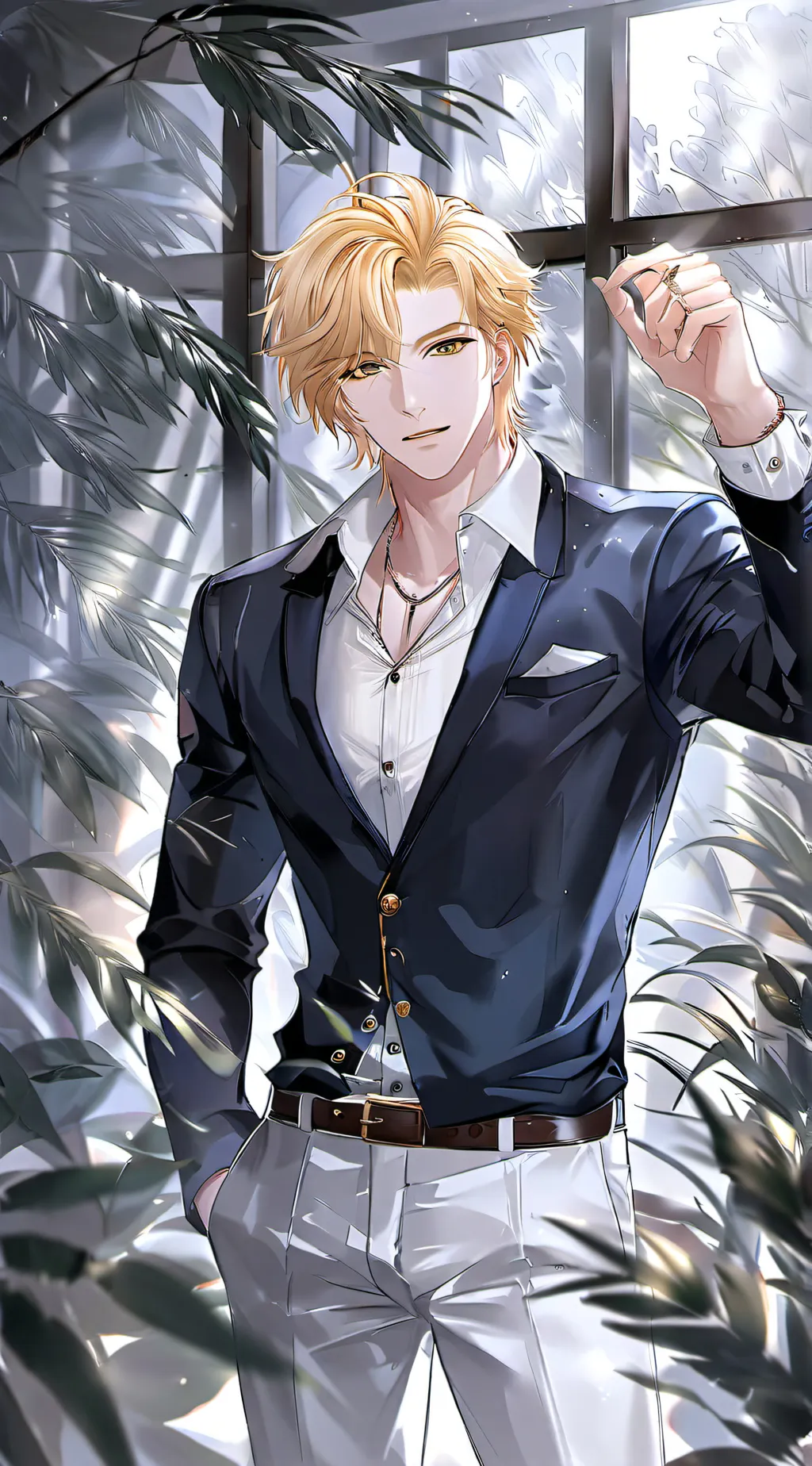 ai character: Xander  background