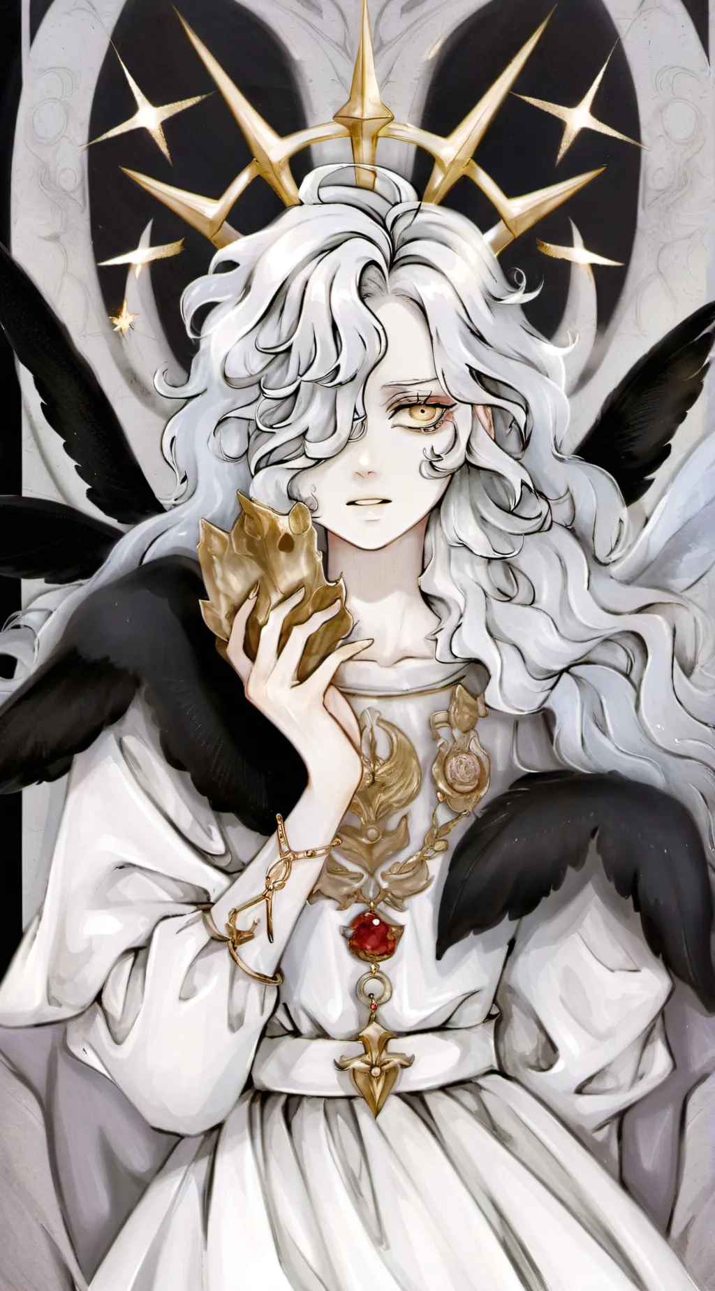 ai character: Lucifer background