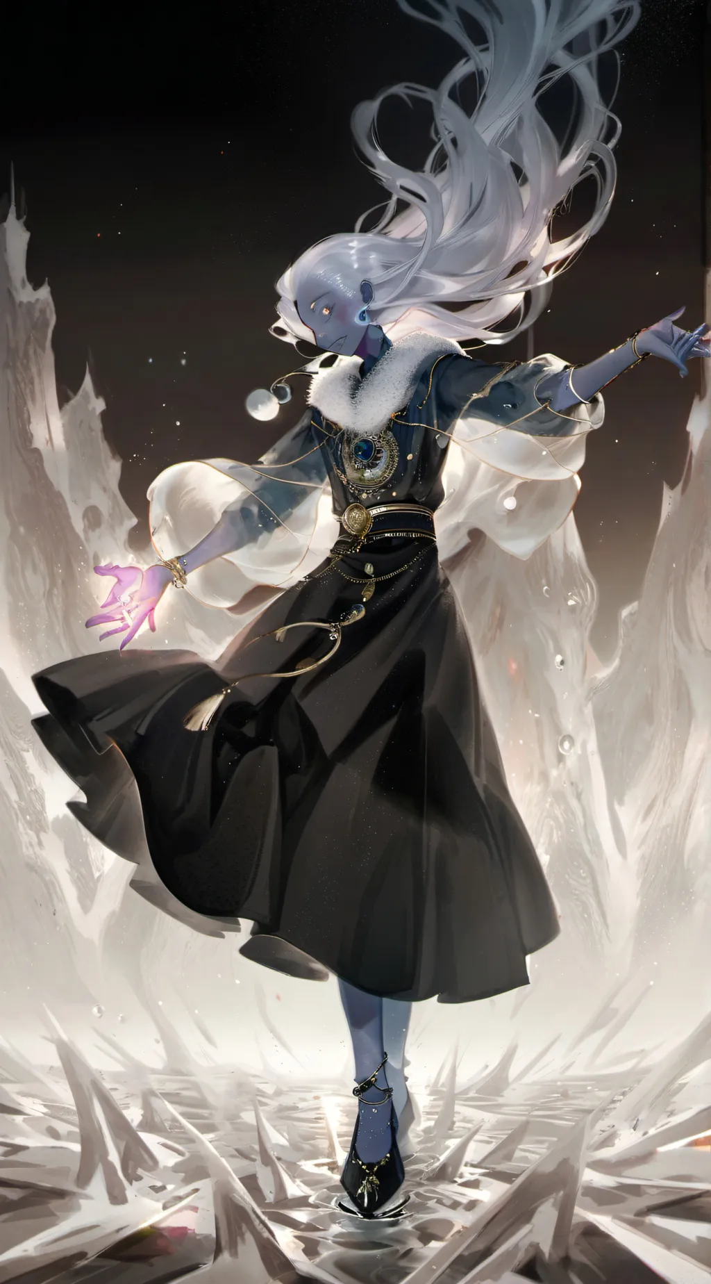 ai character: Ultra Man rising background