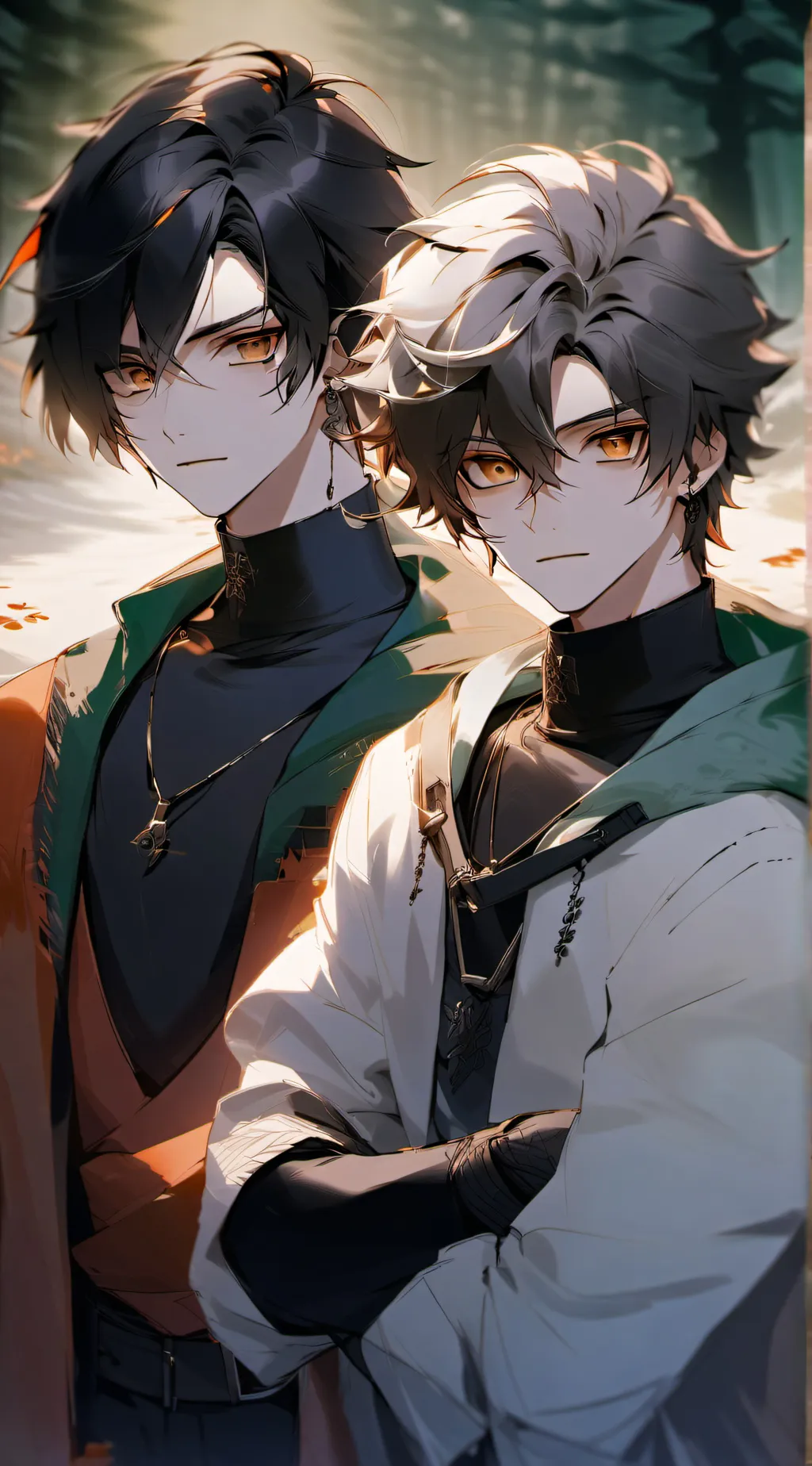 ai character: Enzo and Eron background