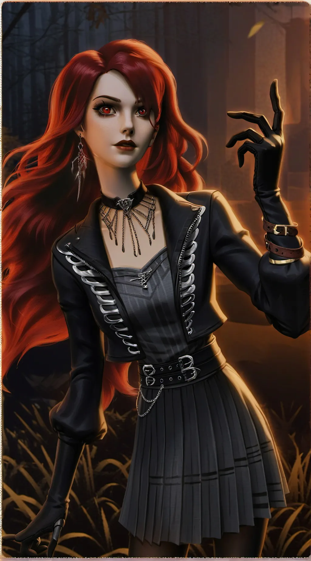 ai character: Bloody background