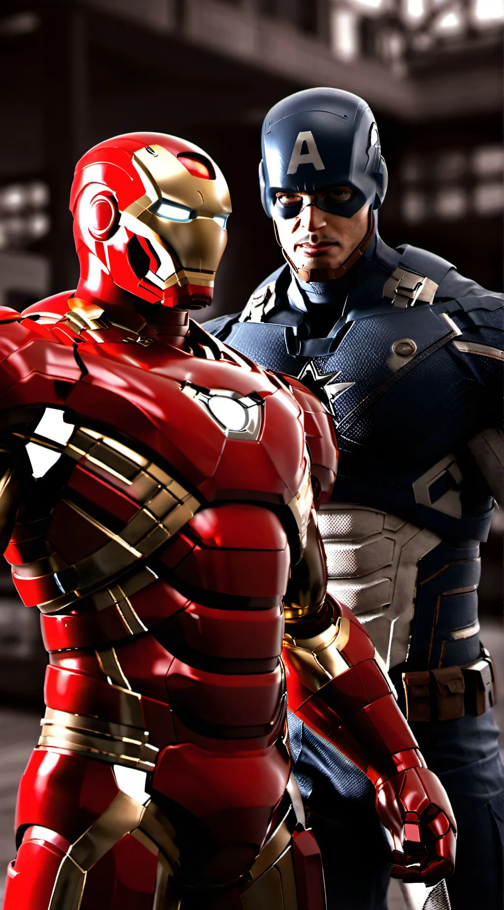 ai character: Avengers  background