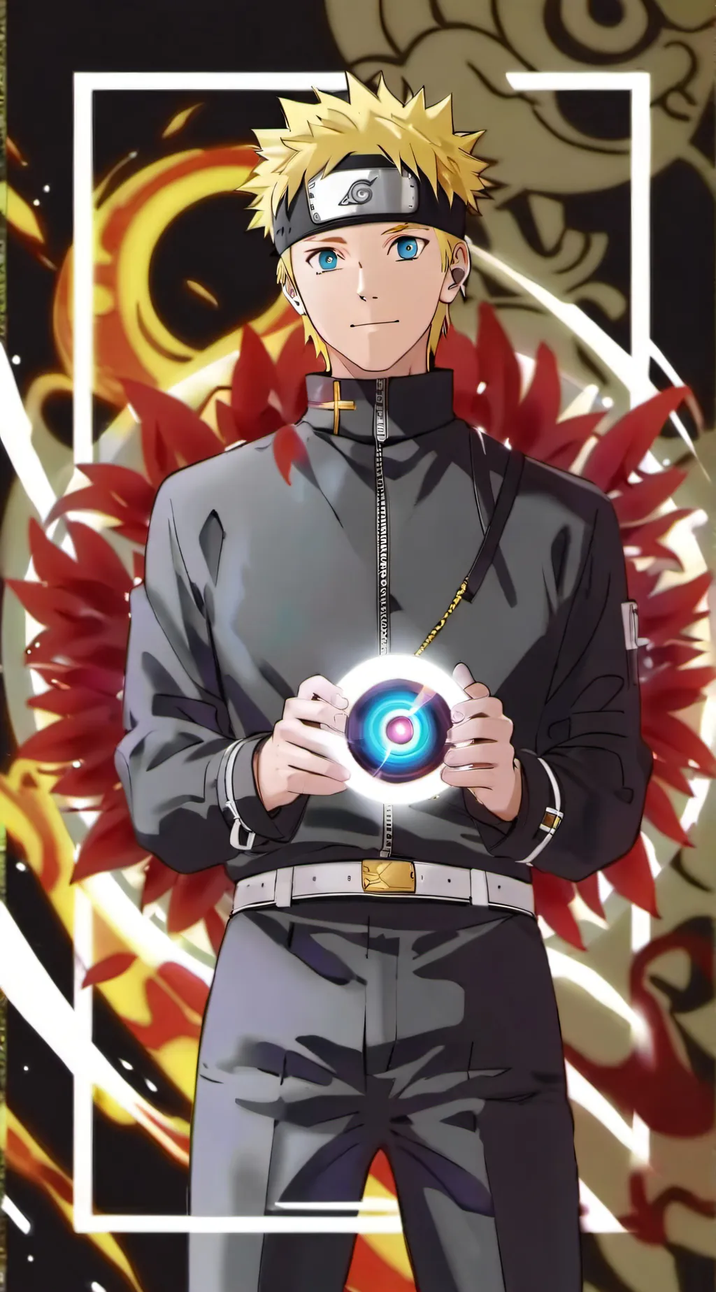ai character: Naruto Uzumaki background
