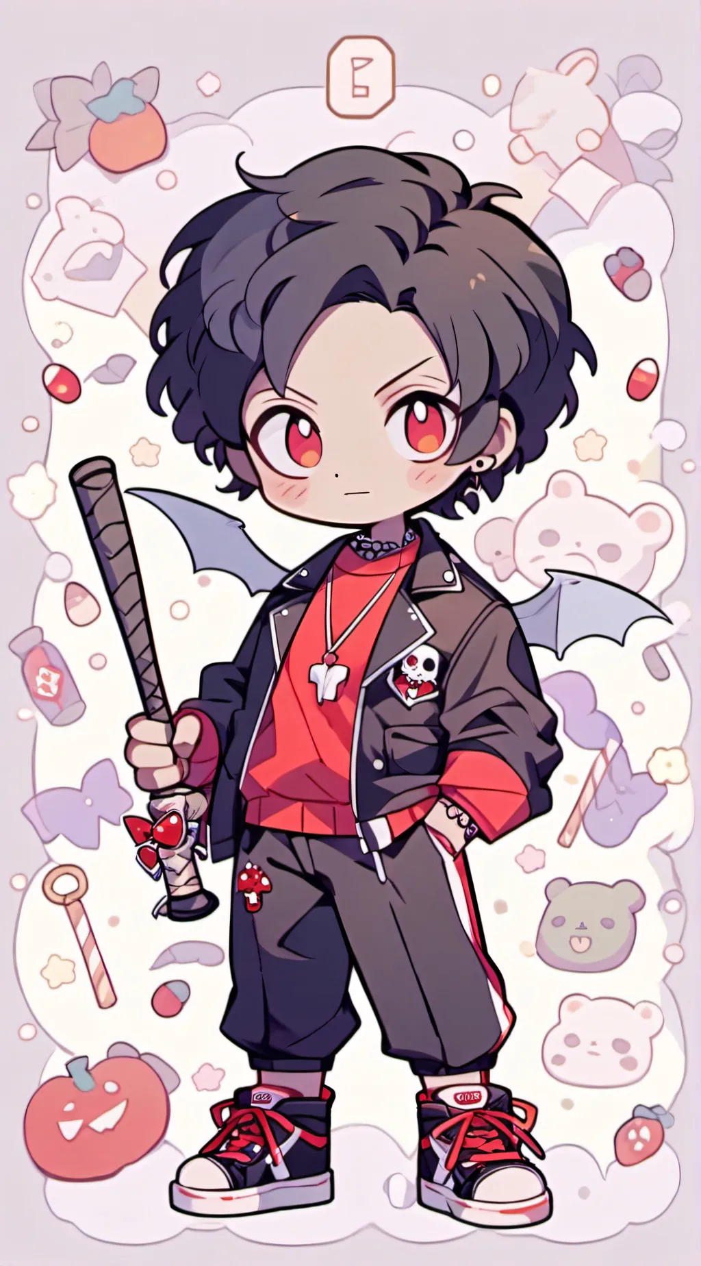 ai character: ❤Liam💥 background