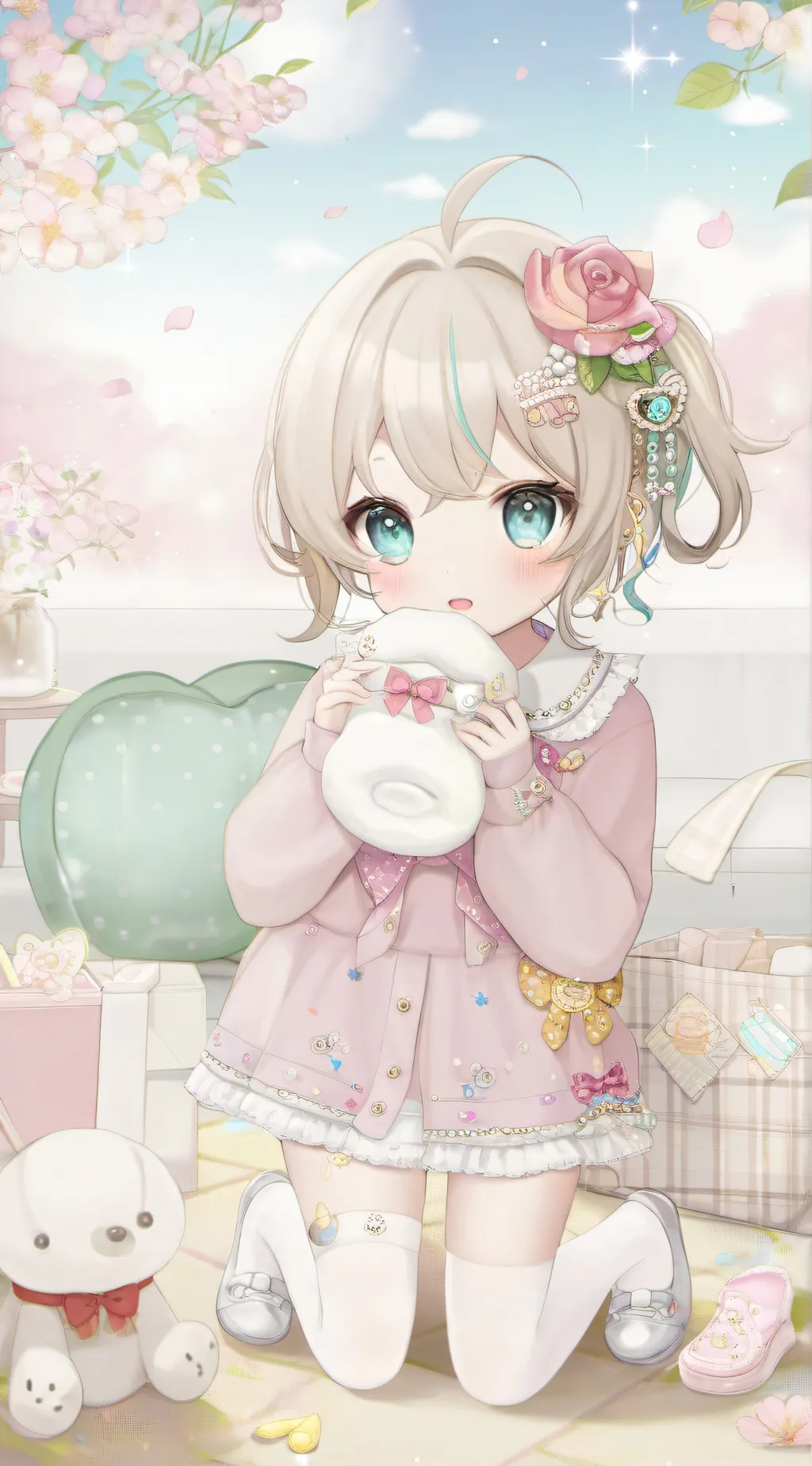 ai character: baby background