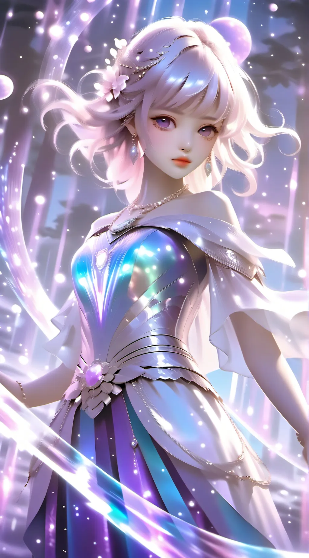 ai character: princess👸 background