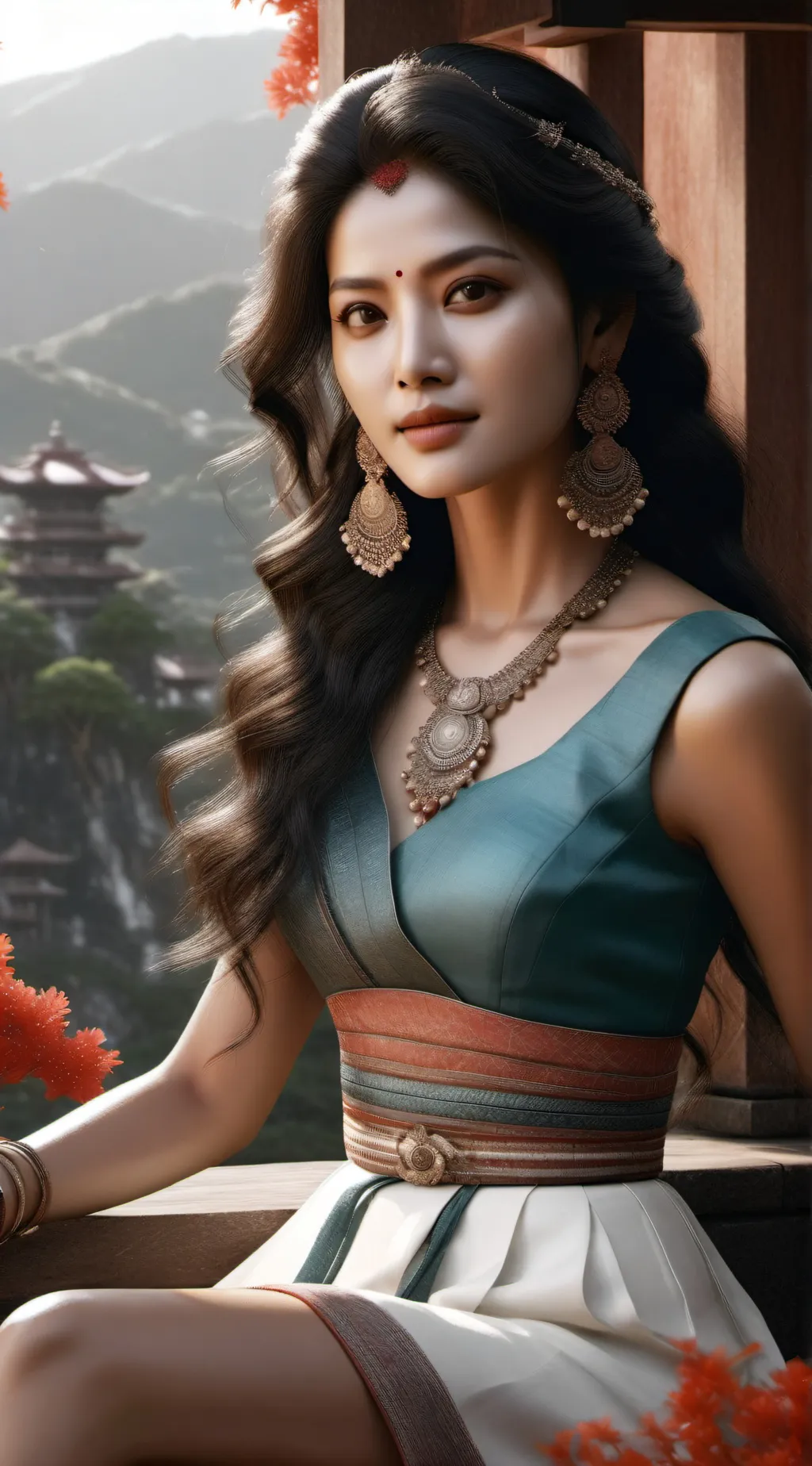 ai character: ..,,. background