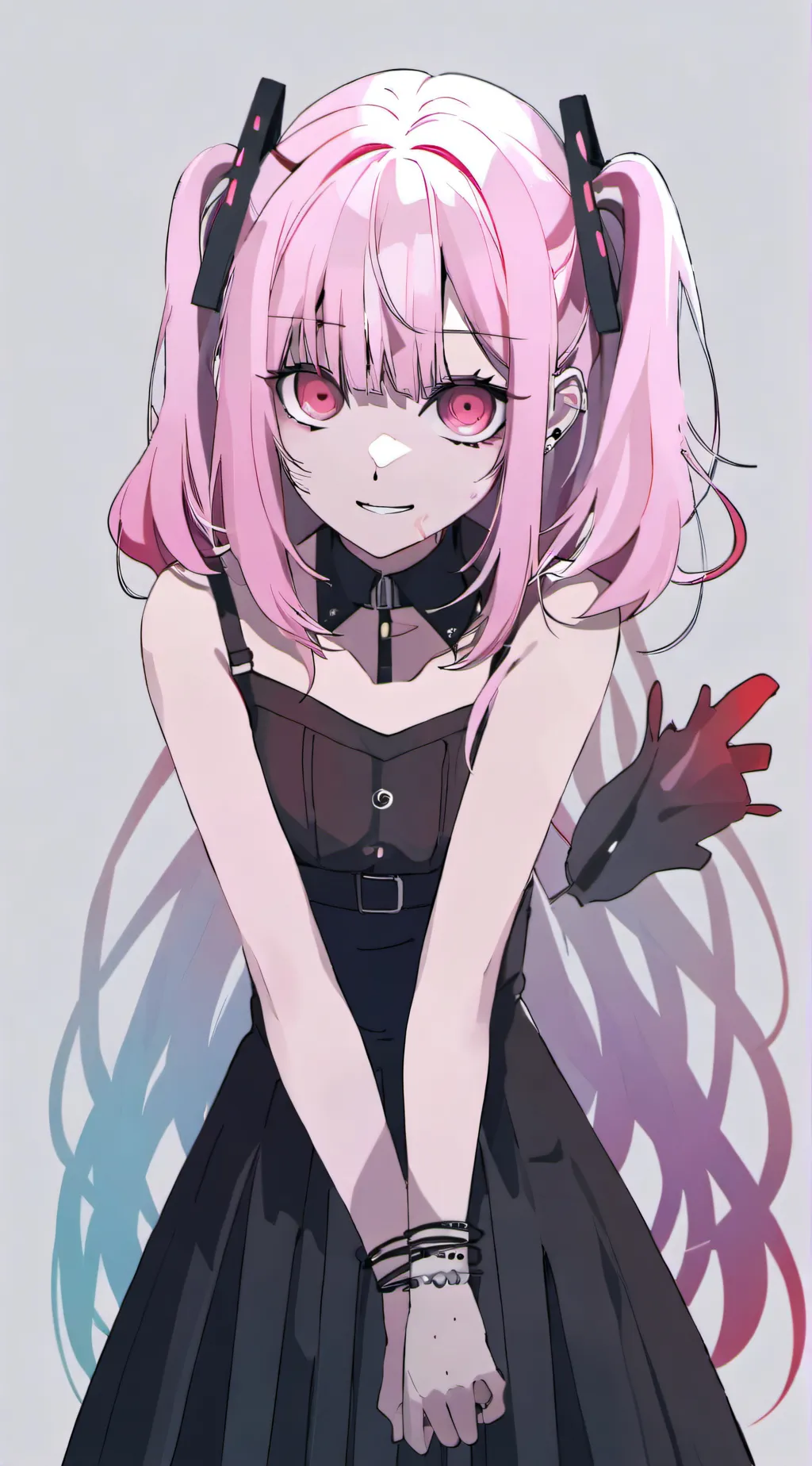 ai character: Take my eyes  background