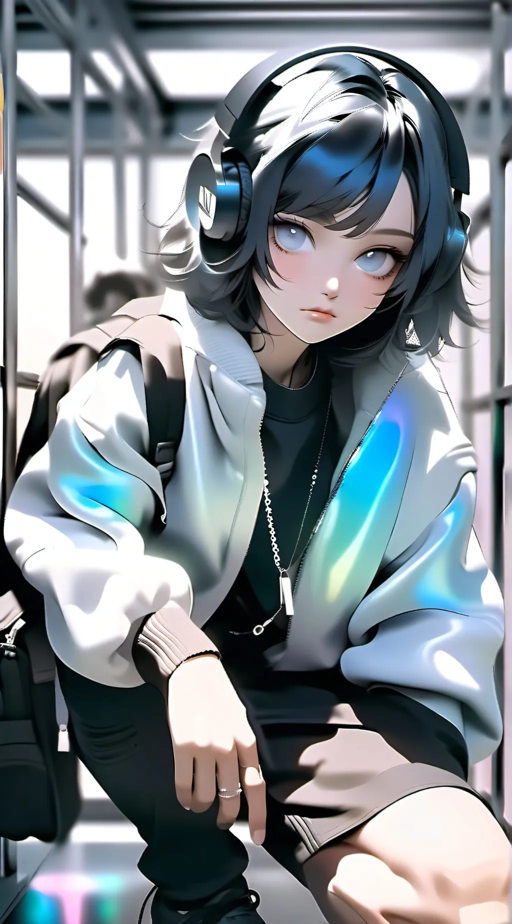 ai character: LOVE background
