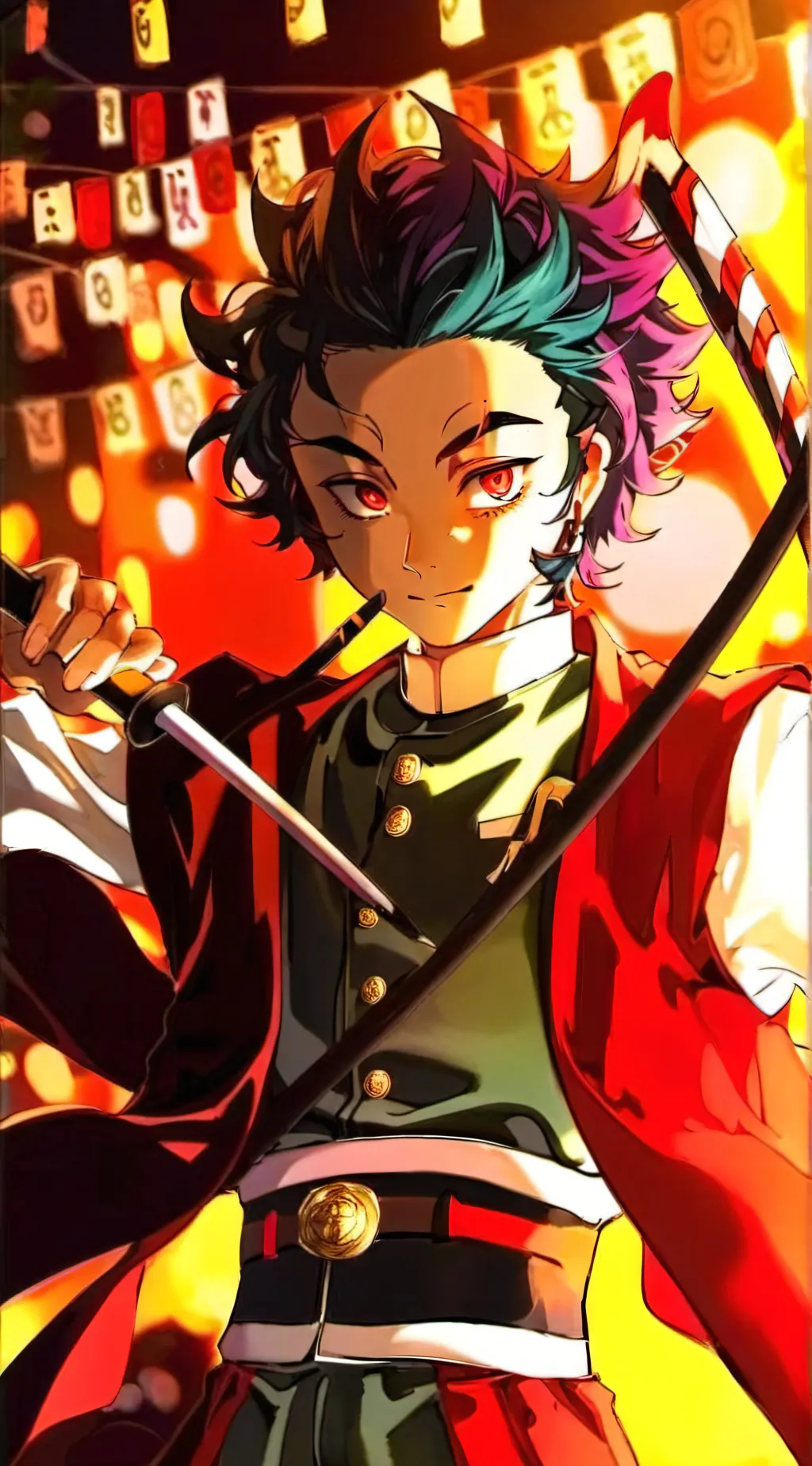 ai character: Tanjiro's birthday background