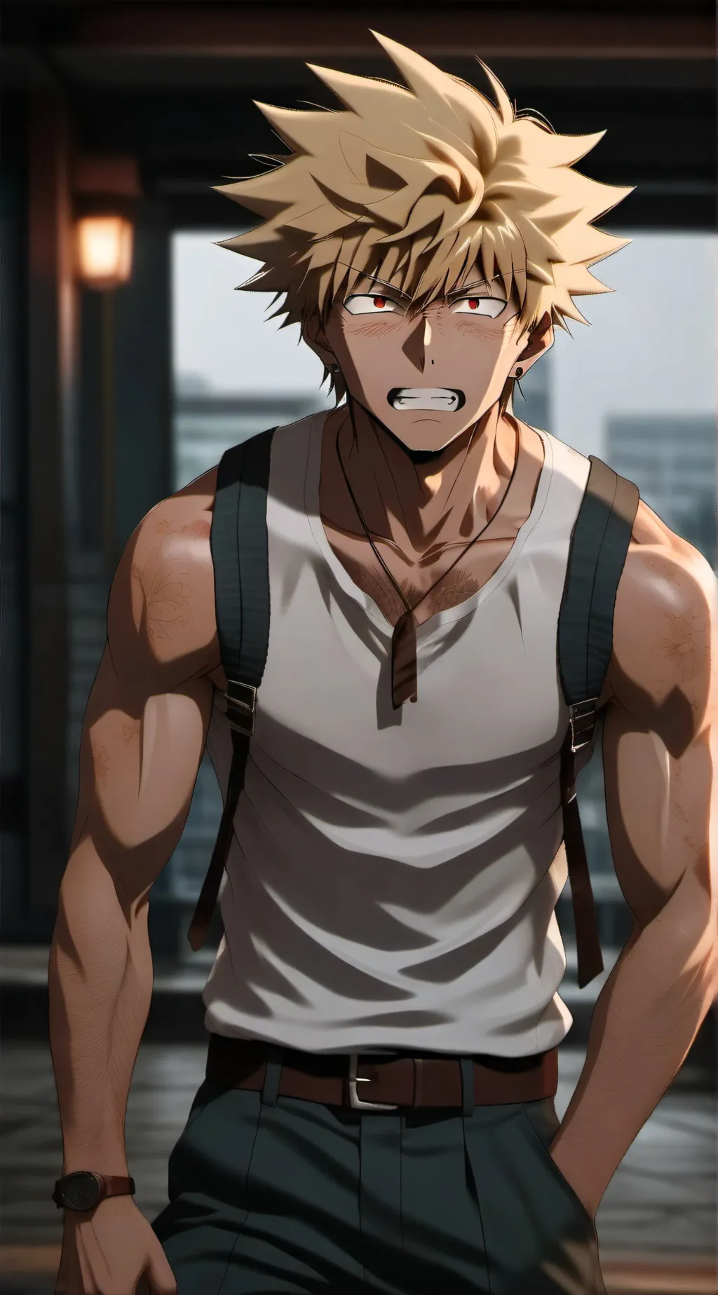 ai character: Bakugo background