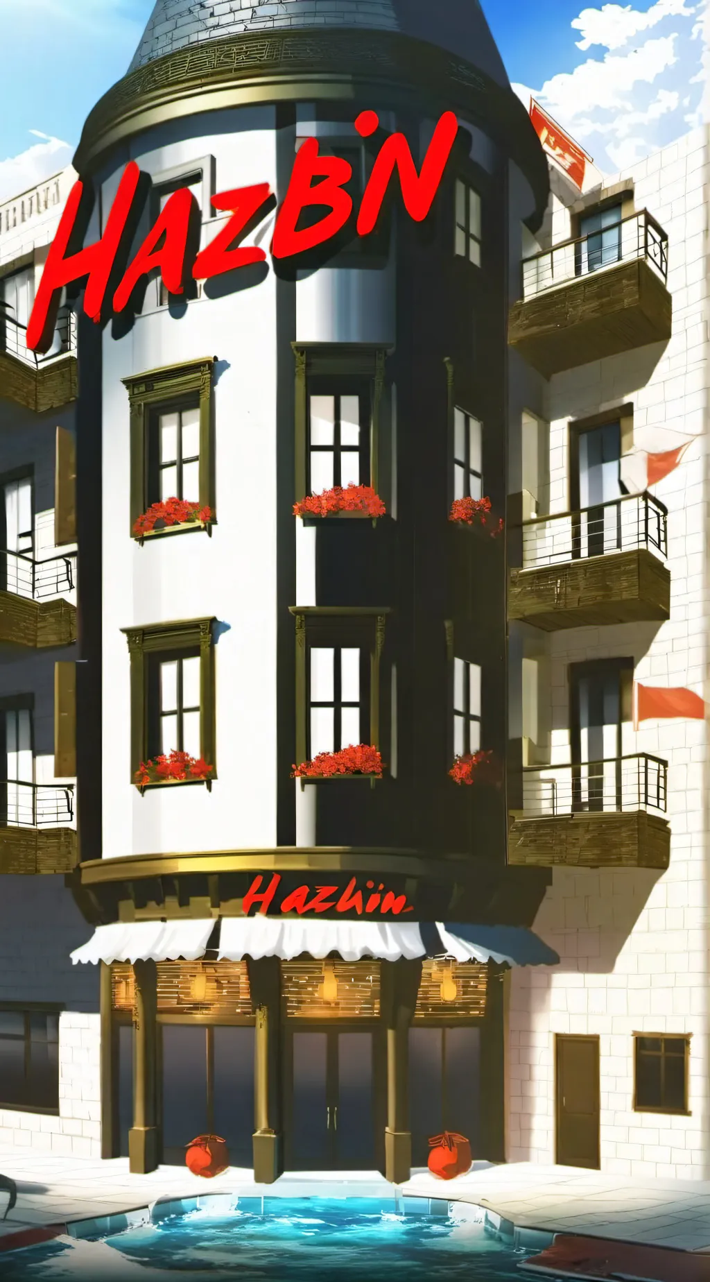 ai character: Hazbin hotel background