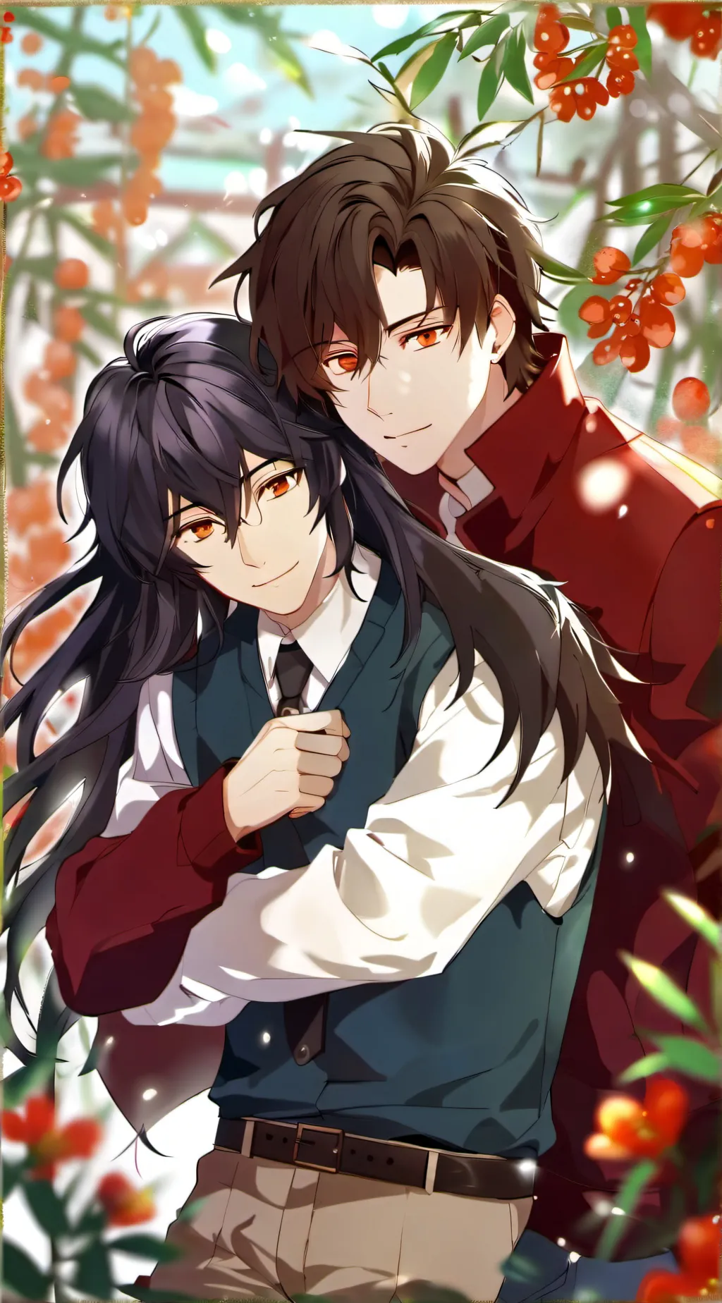 ai character: alex and kio  background
