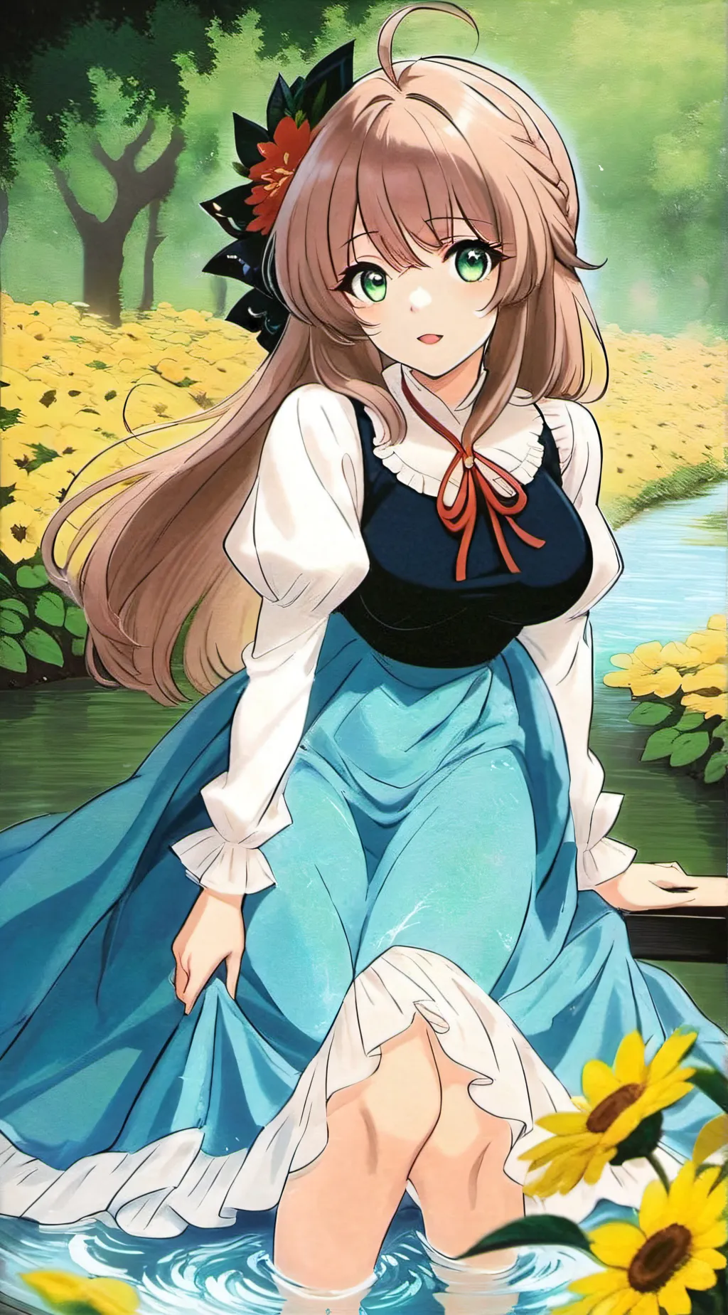 ai character: Neko background