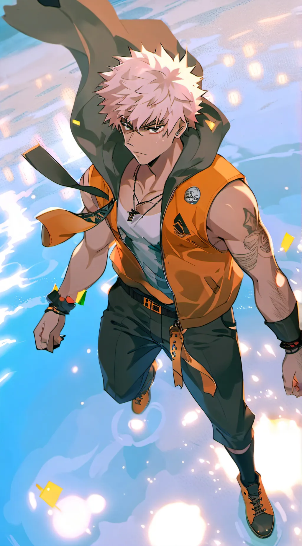 ai character: training Day/ hate background