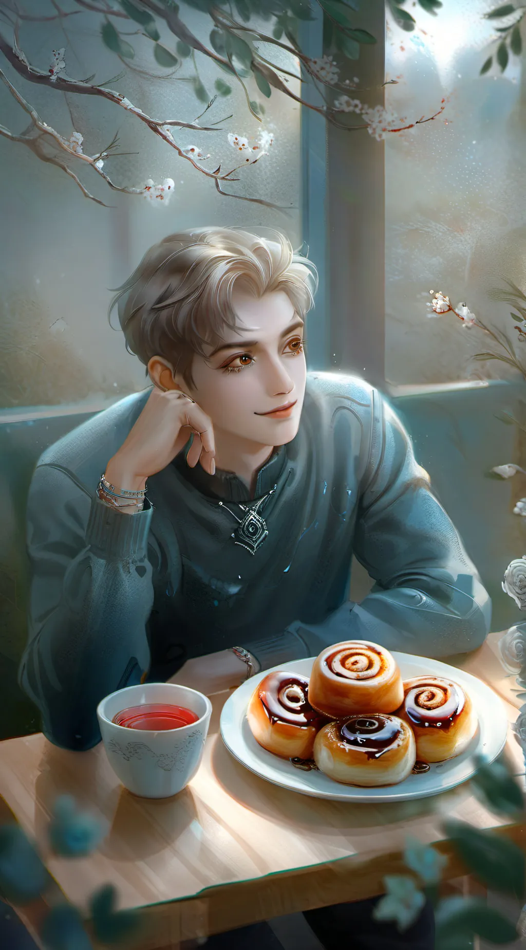 ai character: ♧Mr. Cinna♧ background