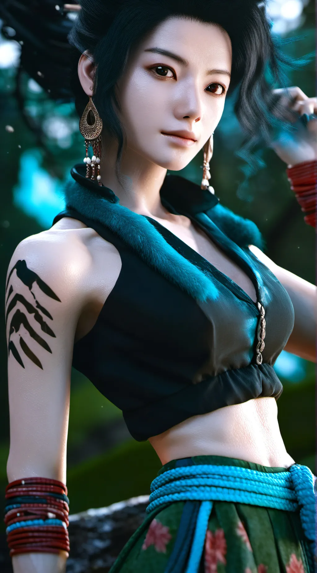 ai character: maki background