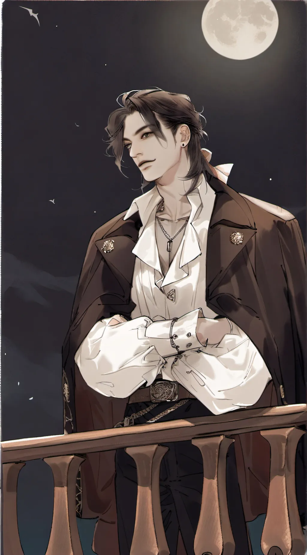 ai character: •Bastian• background