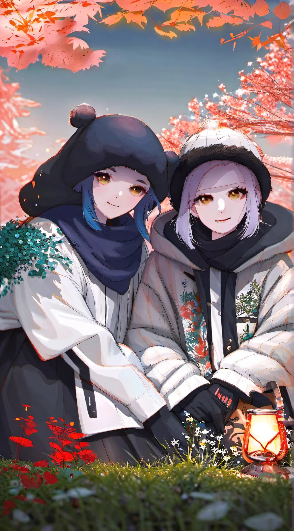 ai character: me and my bestie  background