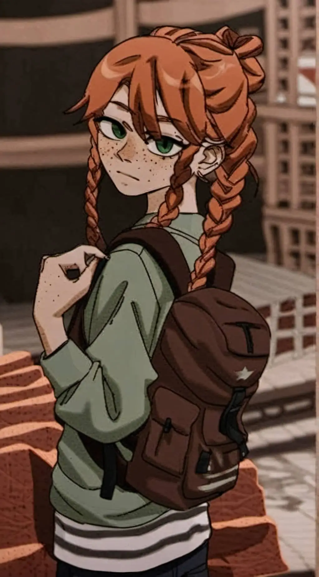 ai character: SBG background