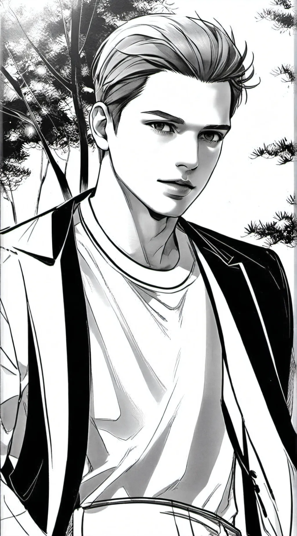 ai character: Carter Baizen  background