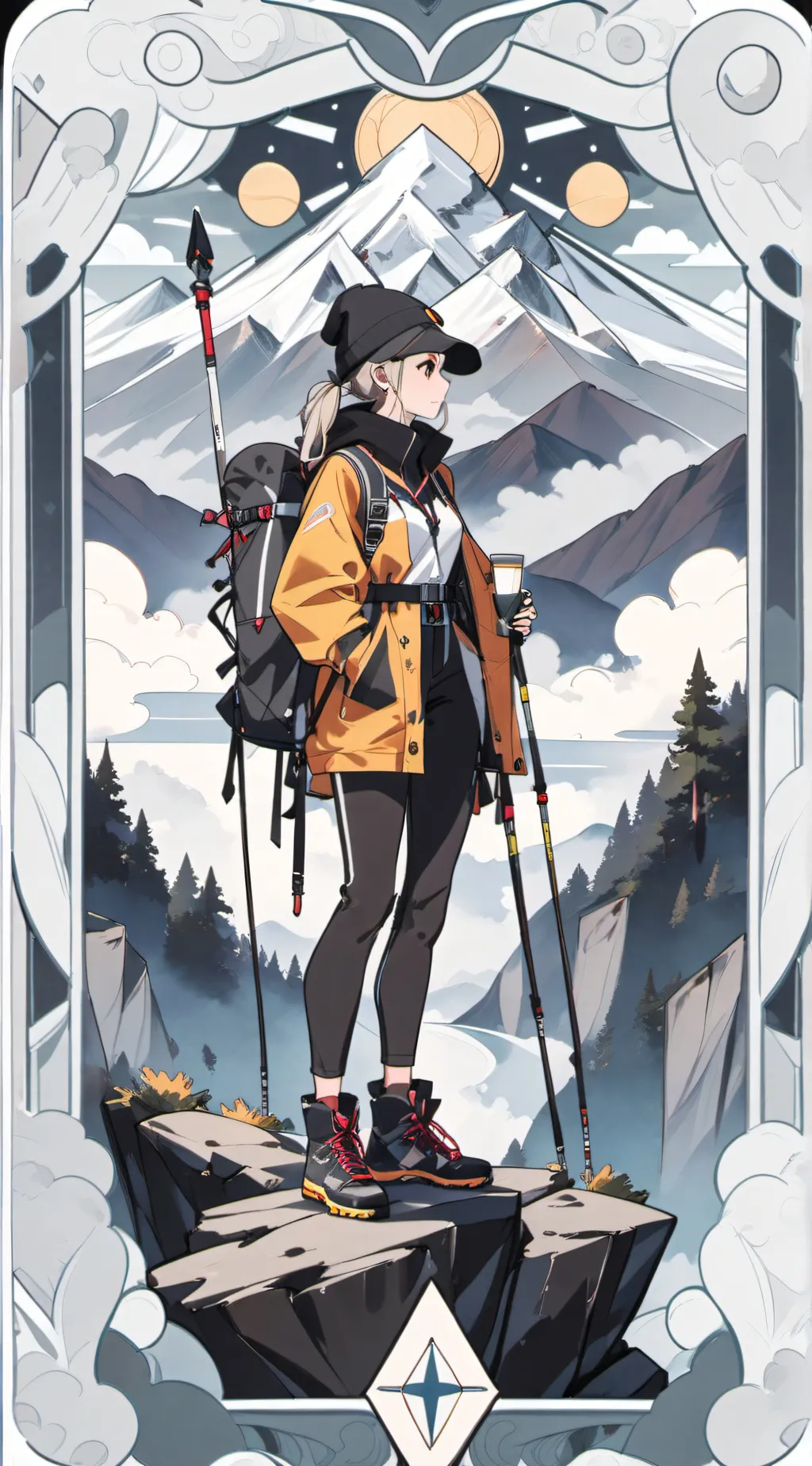 ai character: Rose background