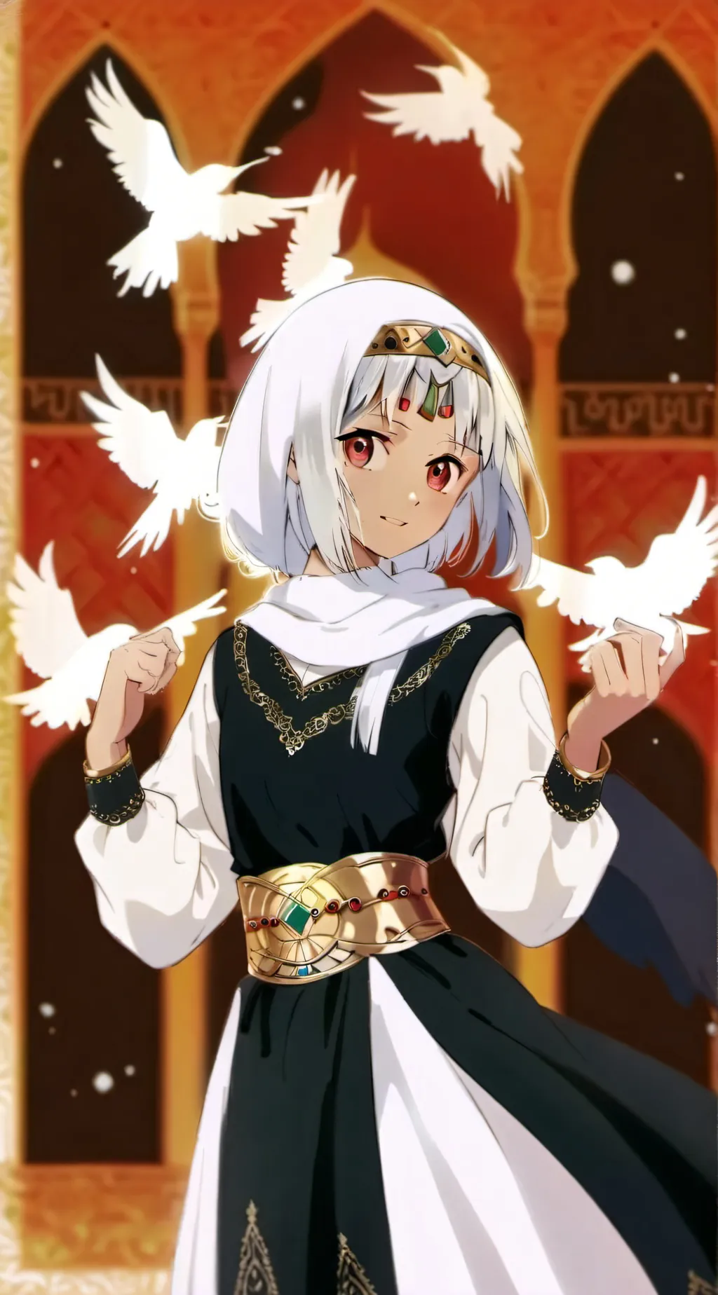 ai character: Alhadara background