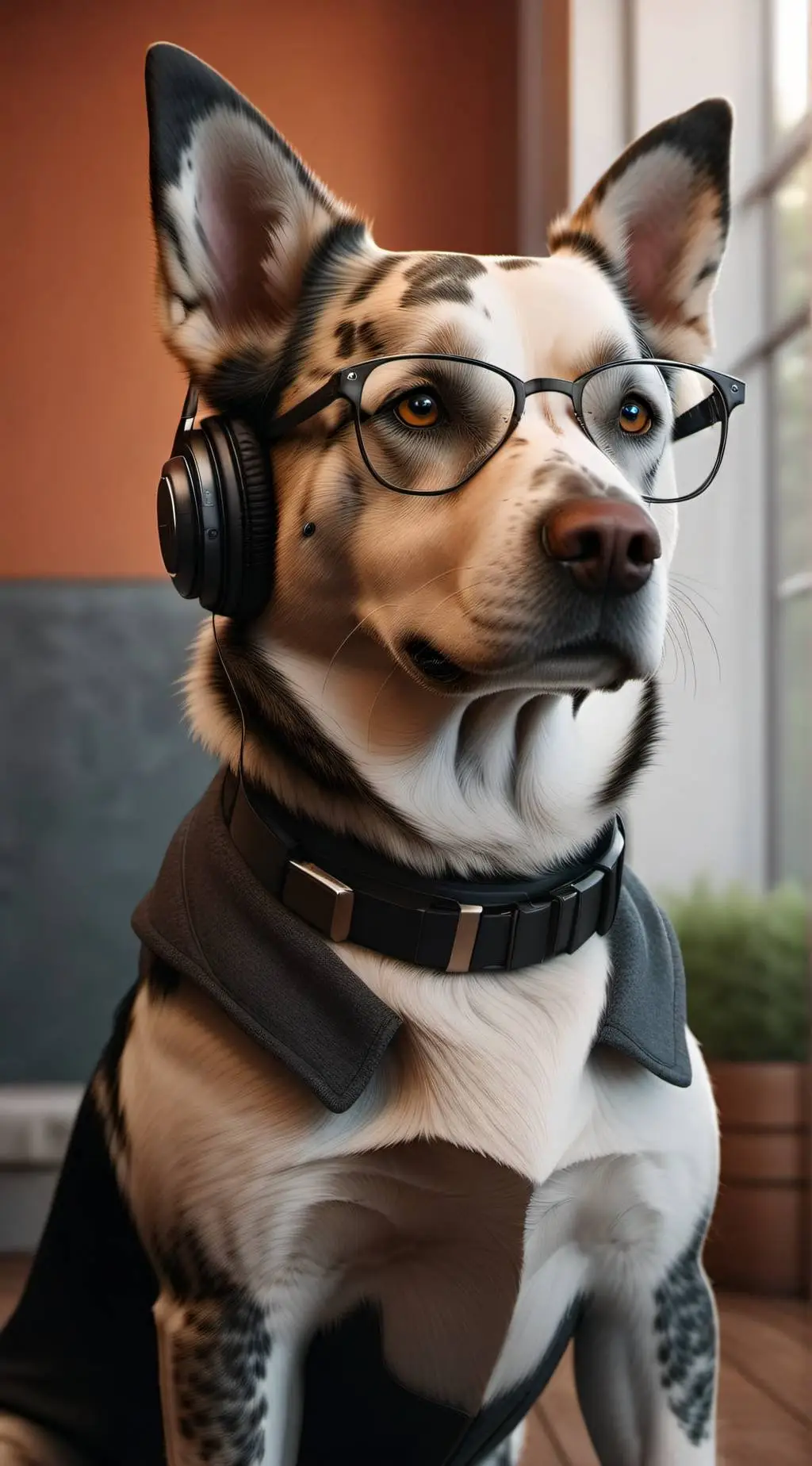 ai character: Your genius Dog background